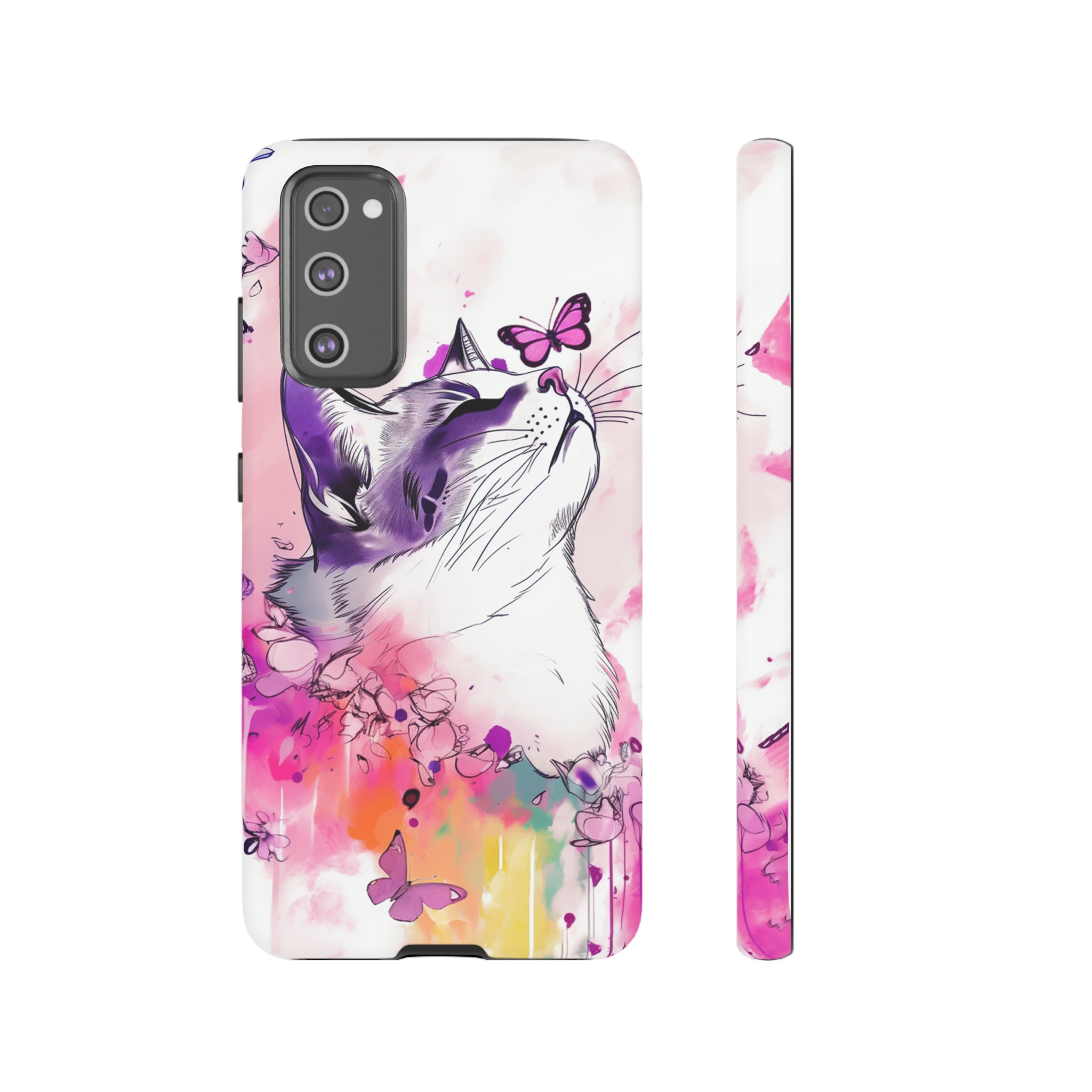 Whimsical Cat Phone Case