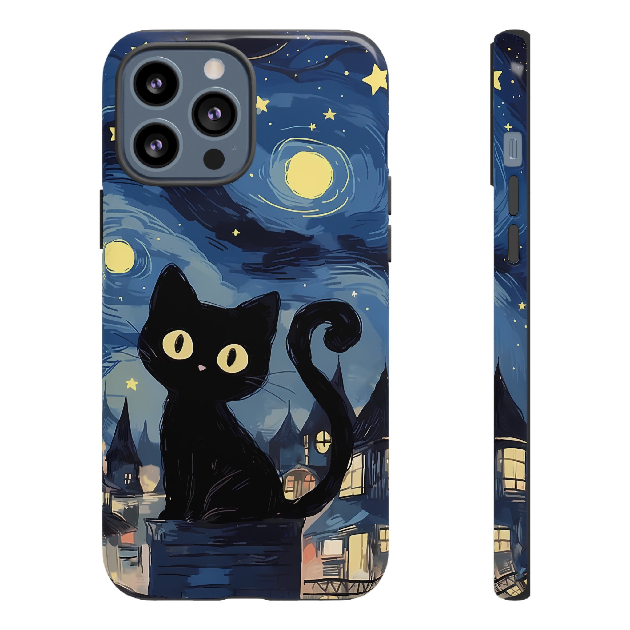 Cat Starry Night