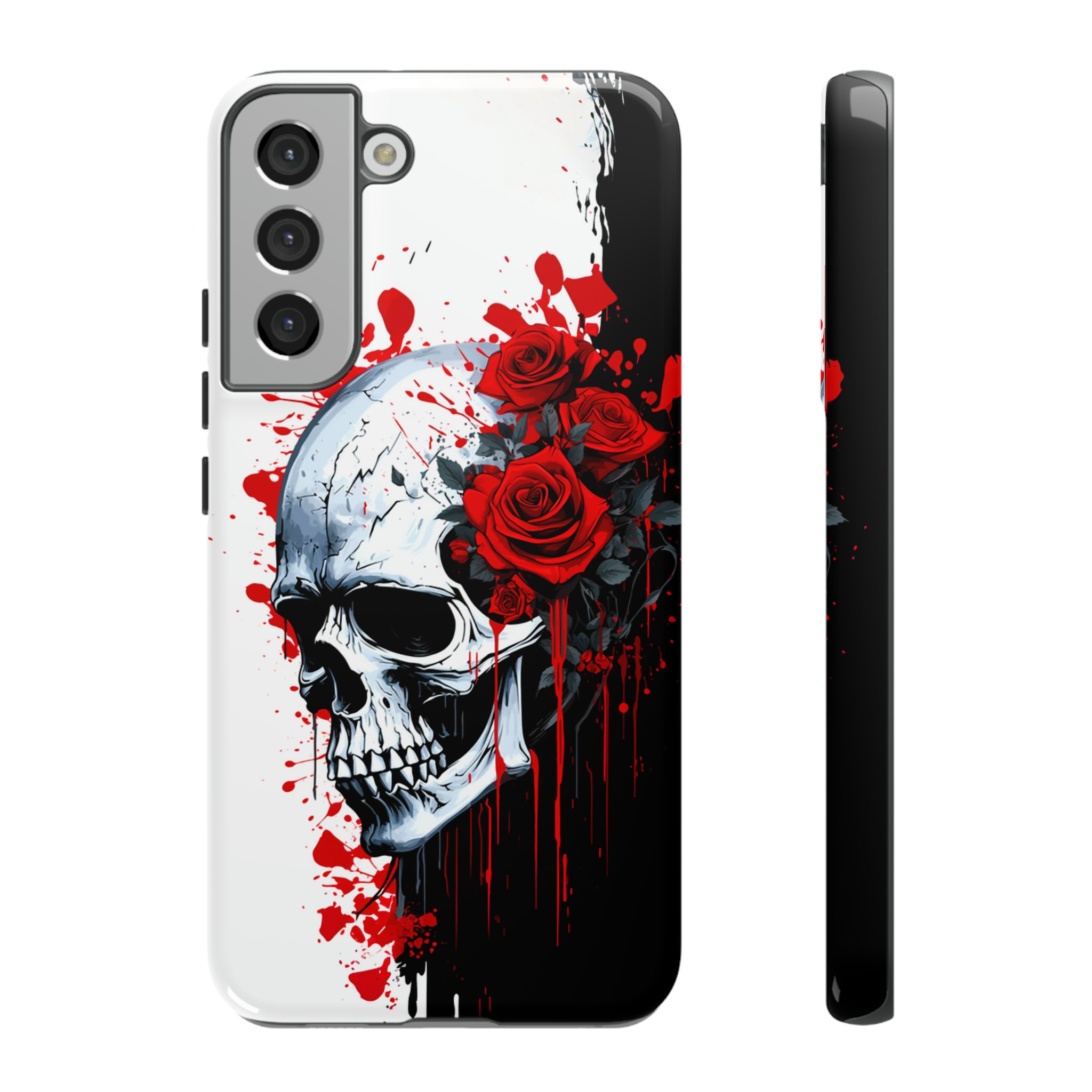 Rose Skull Phone Case