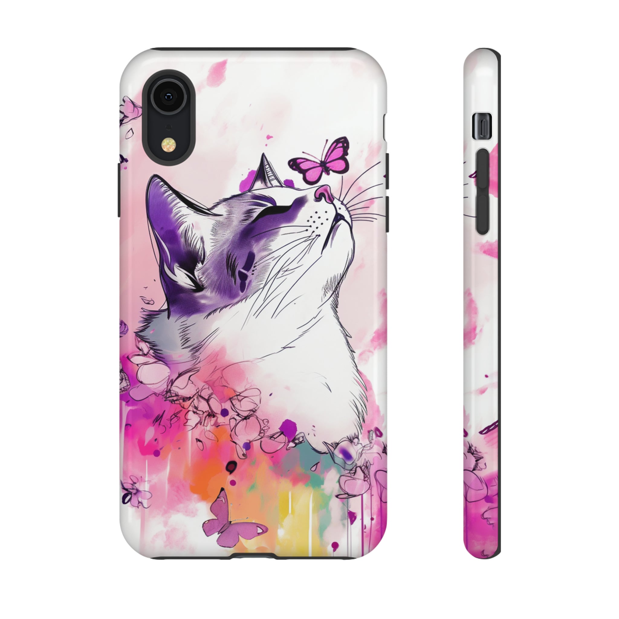 Whimsical Cat Phone Case