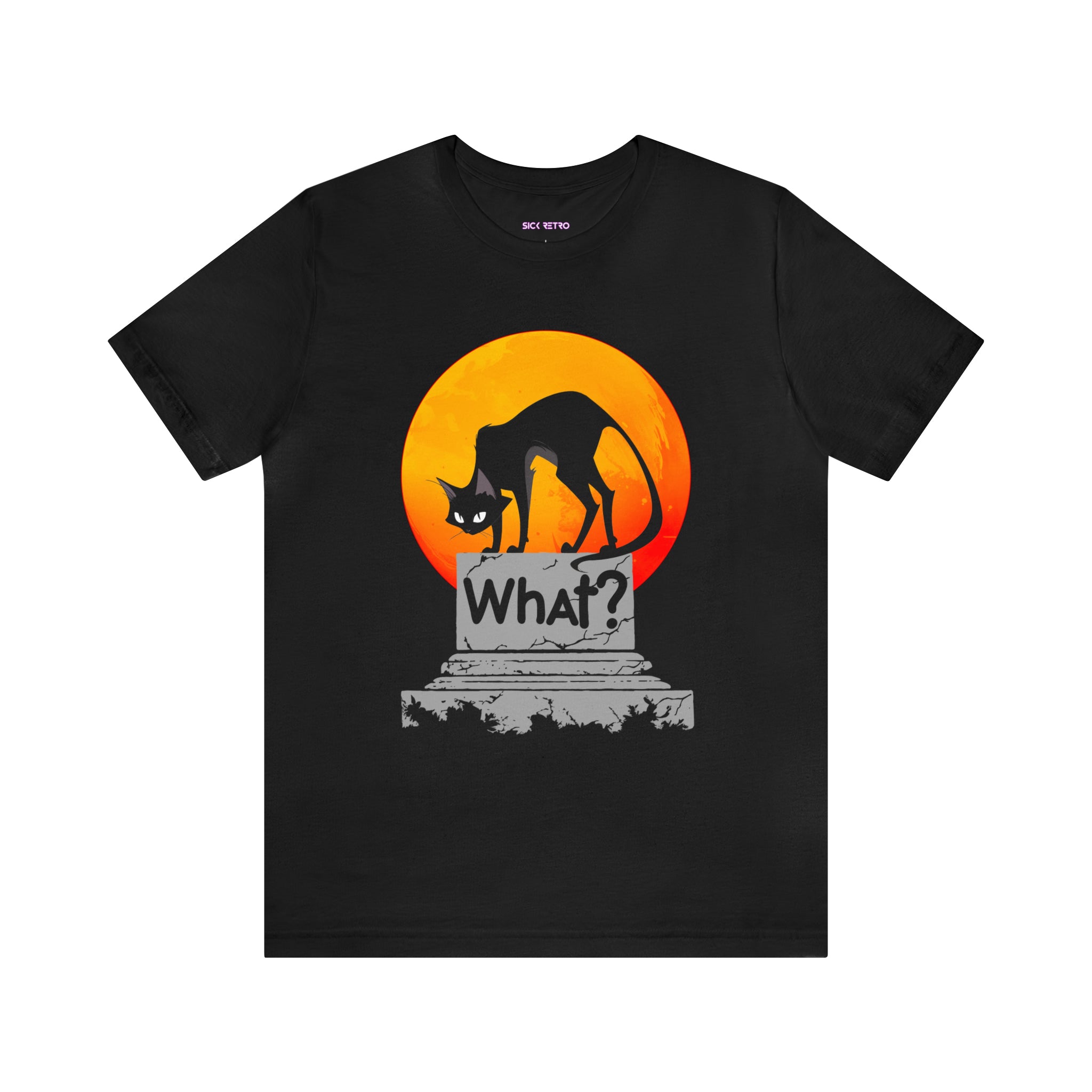 halloween t shirt black cat