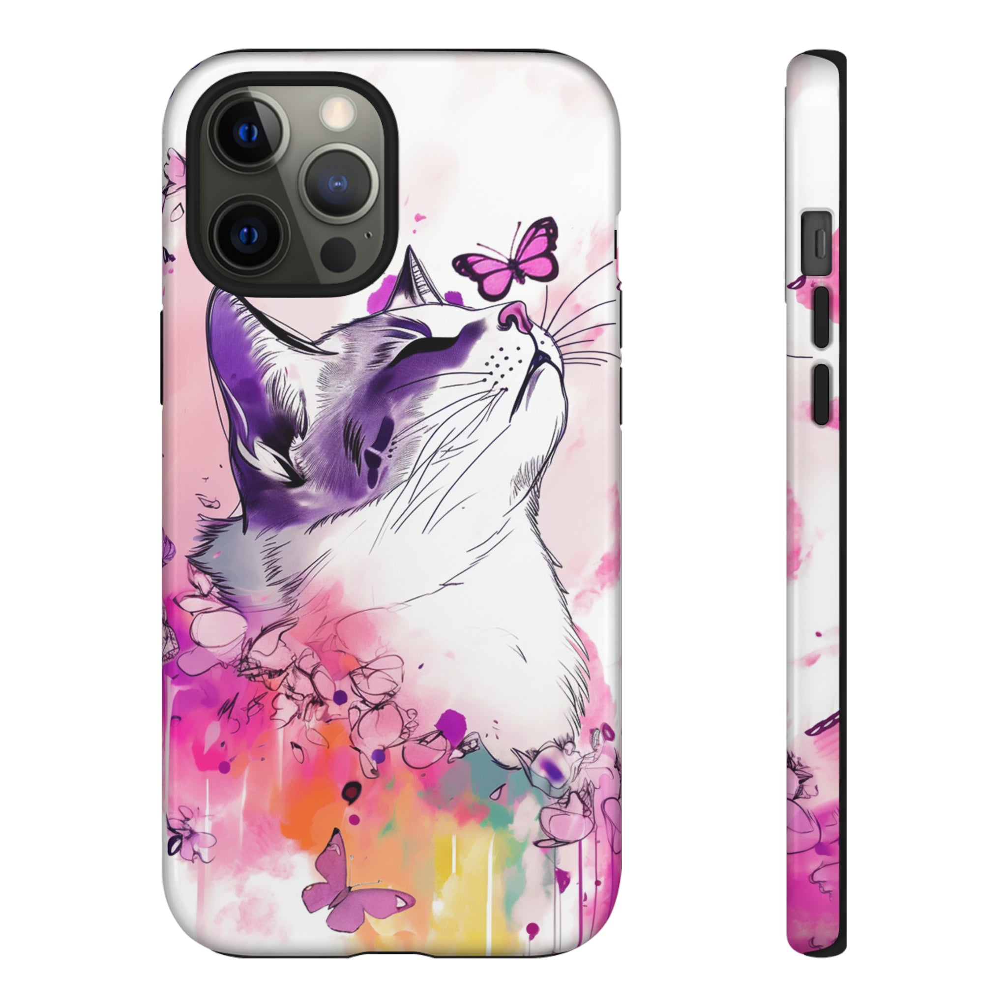 Whimsical Cat Phone Case