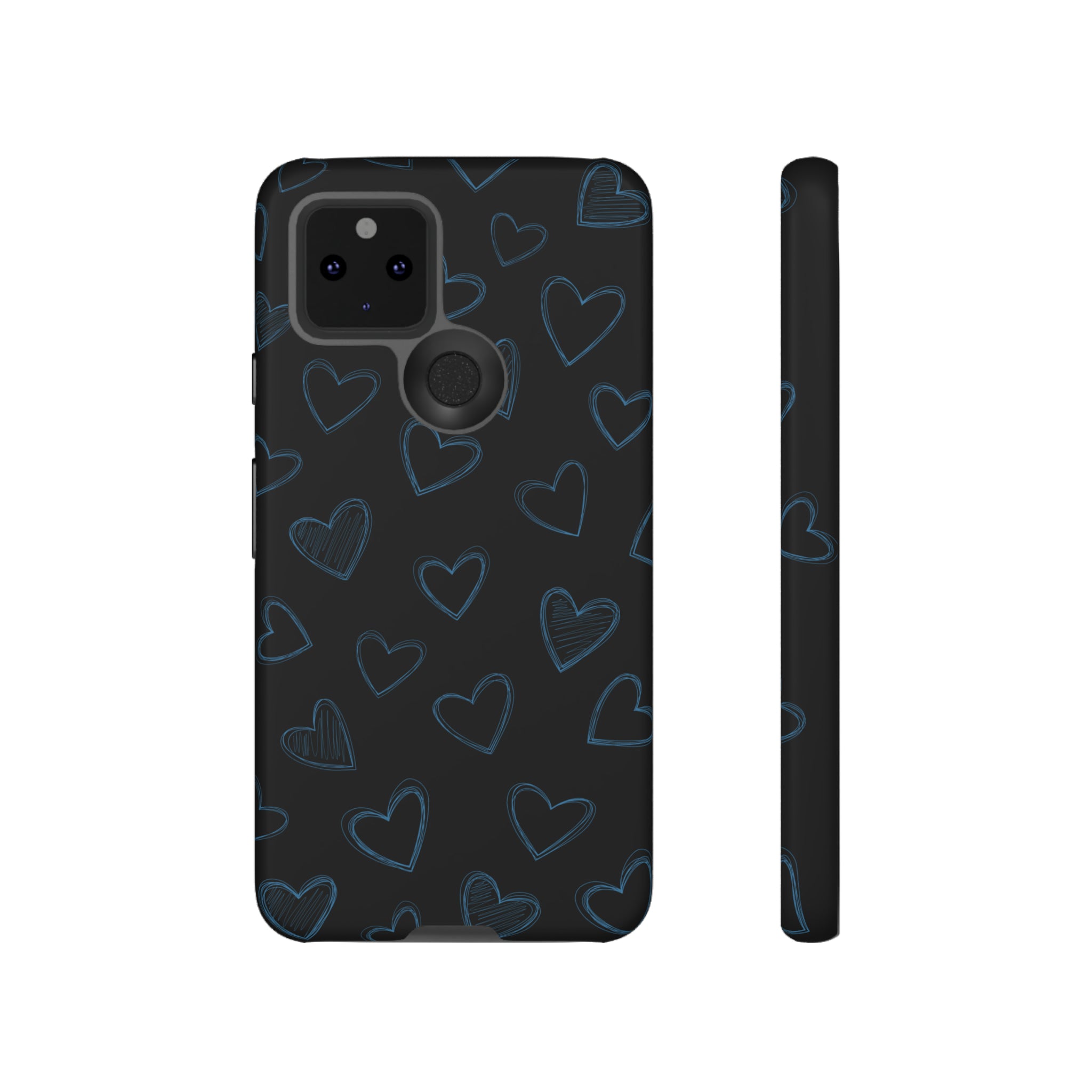 Black Hearts Phone Case