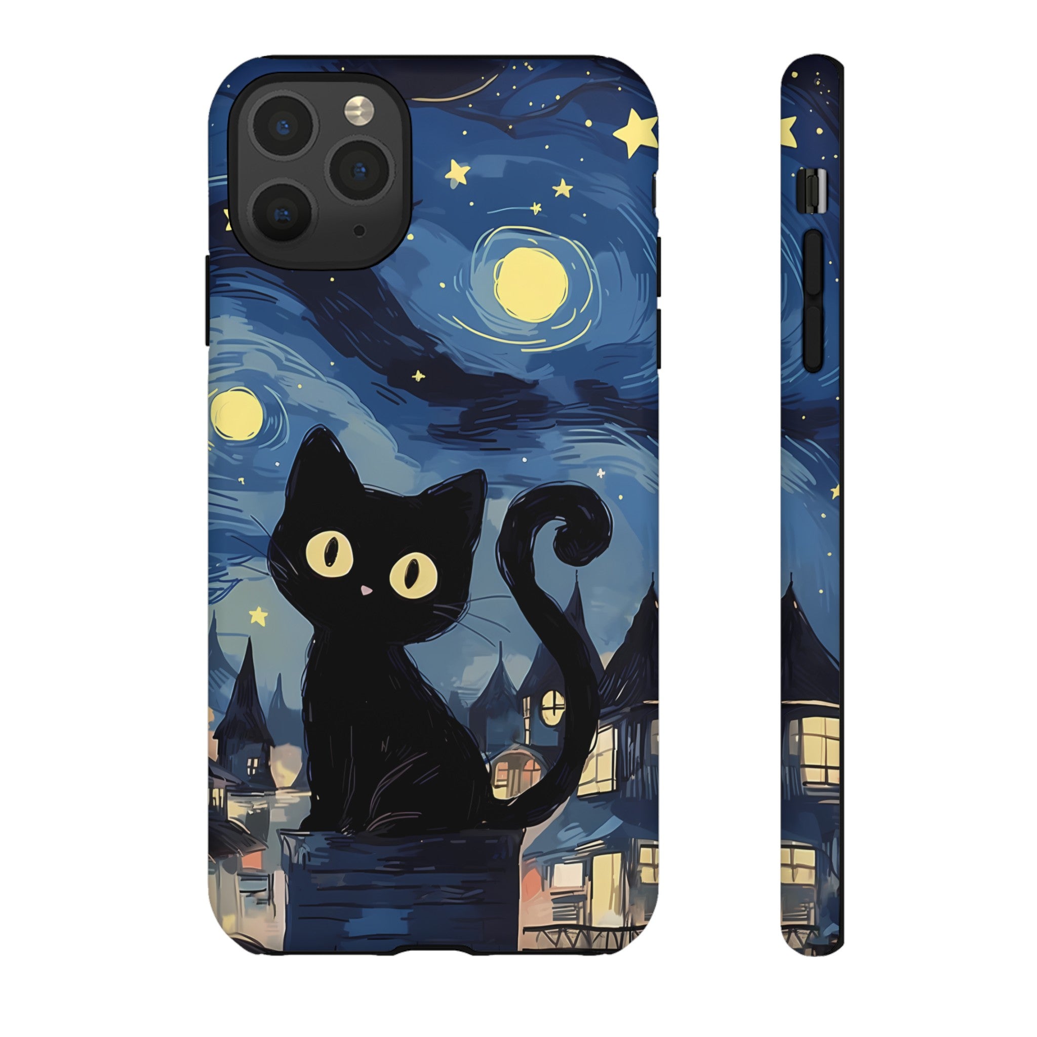 Cat Starry Night