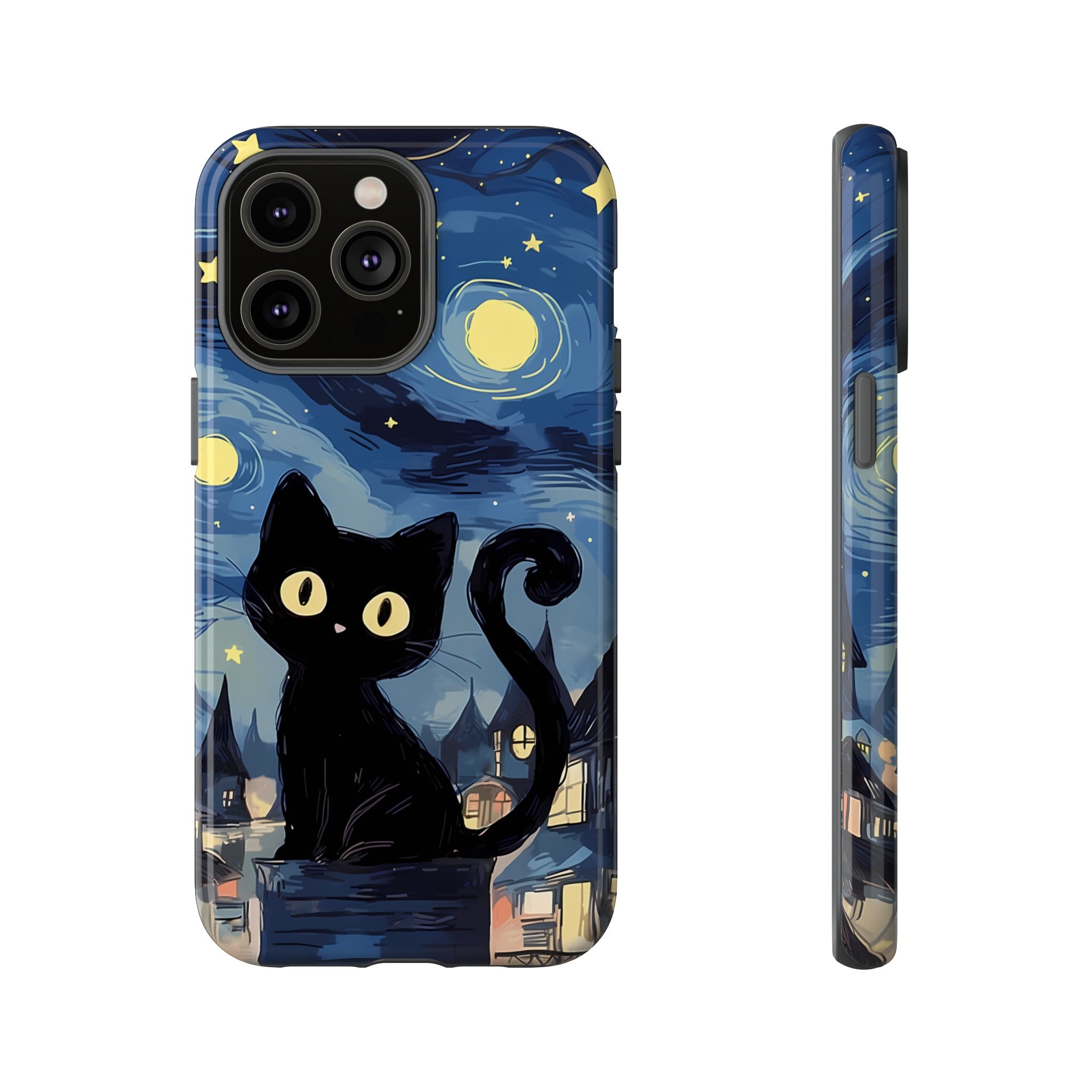 Cat Starry Night