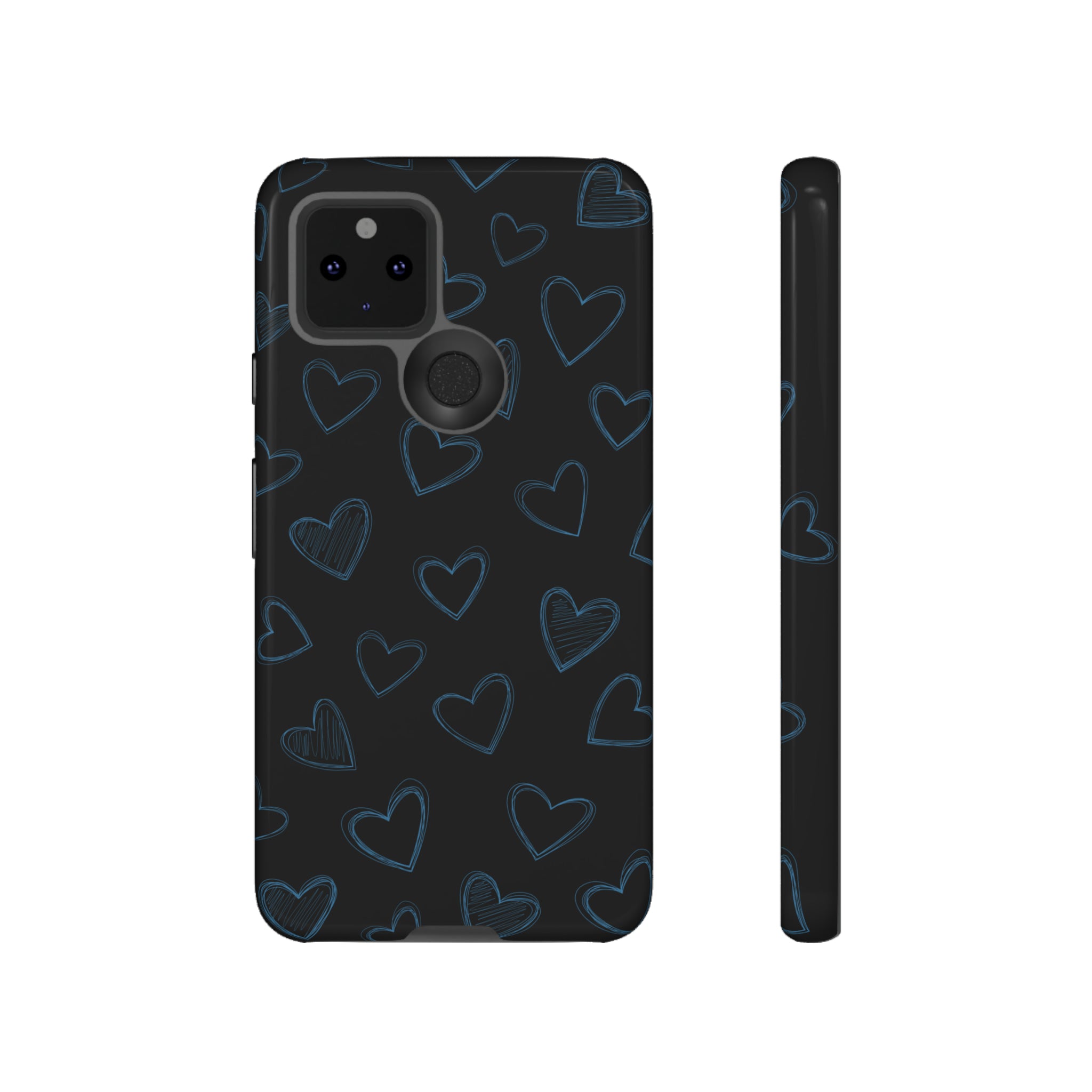 Black Hearts Phone Case