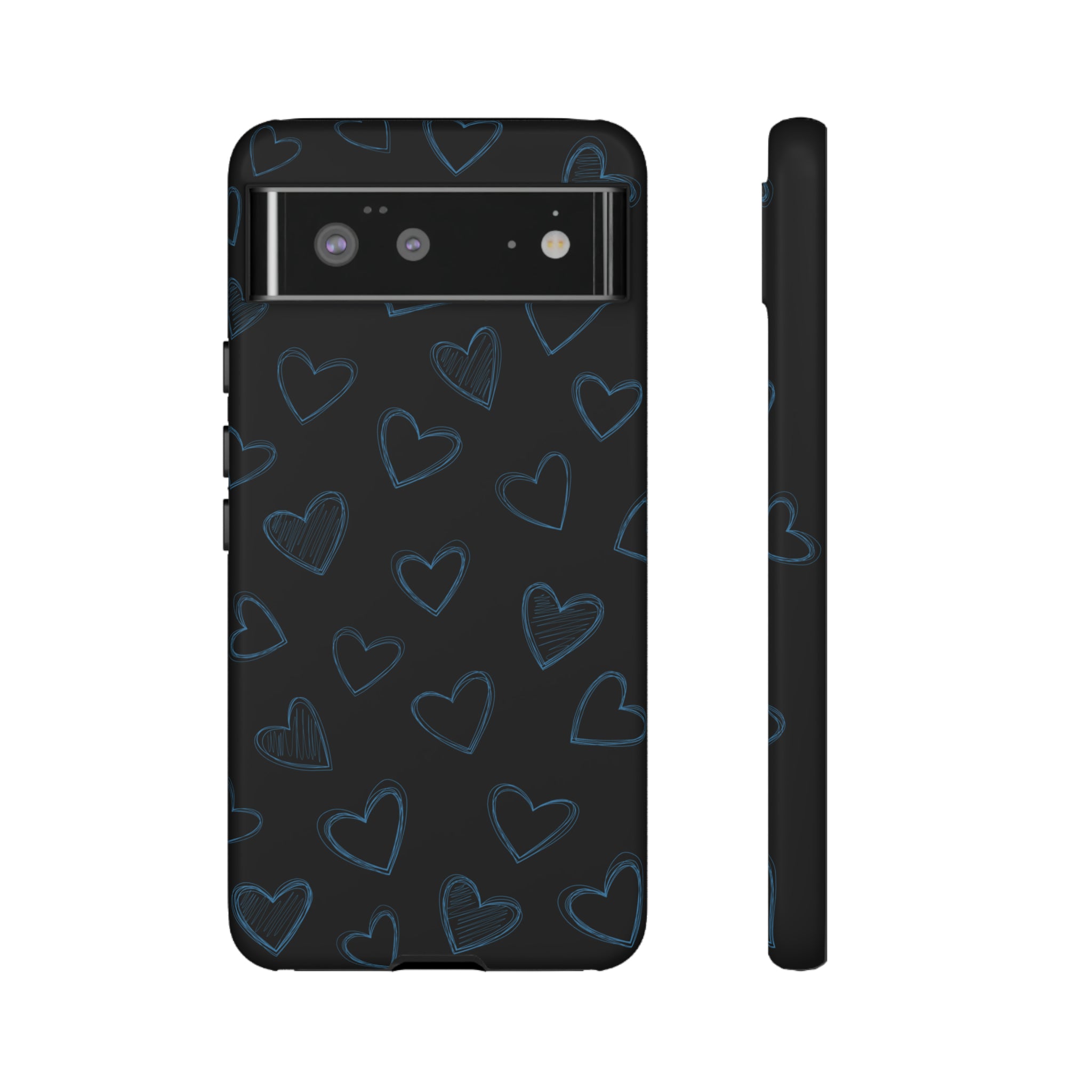 Black Hearts Phone Case