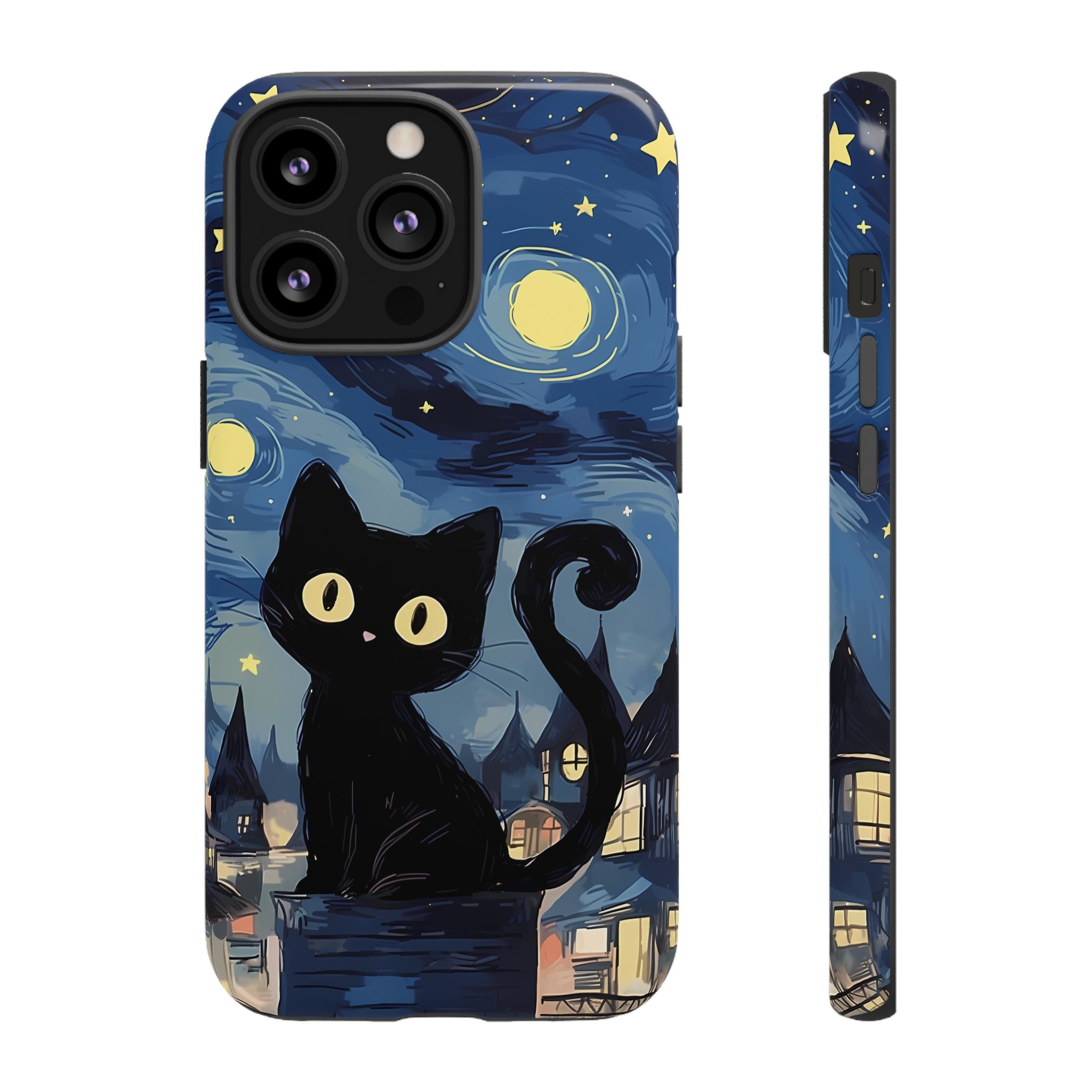 Cat Starry Night