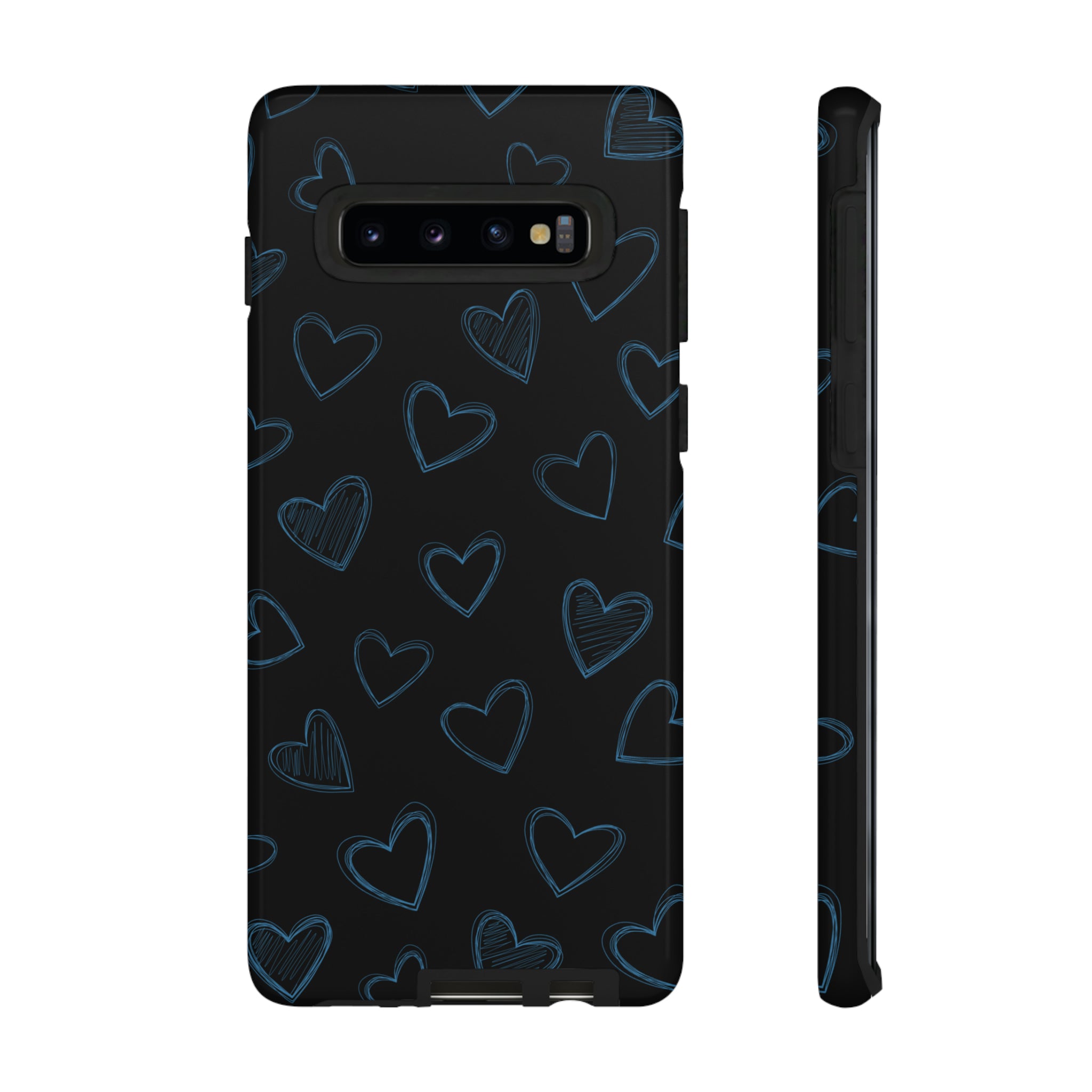 Black Hearts Phone Case