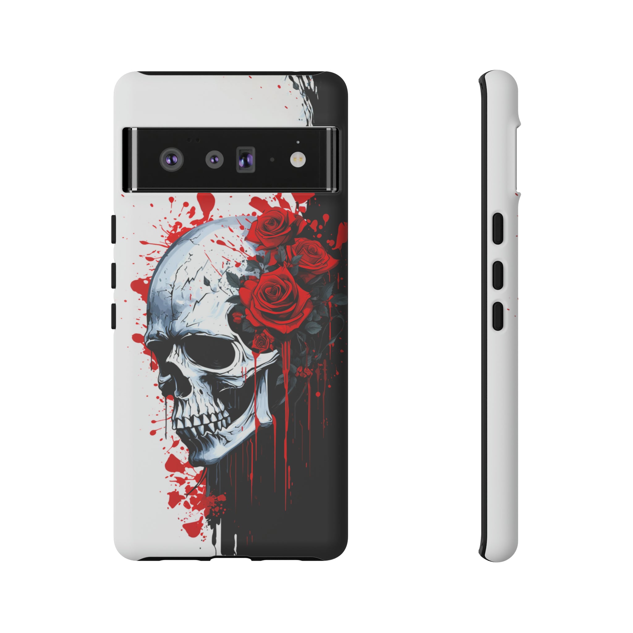 Rose Skull Phone Case