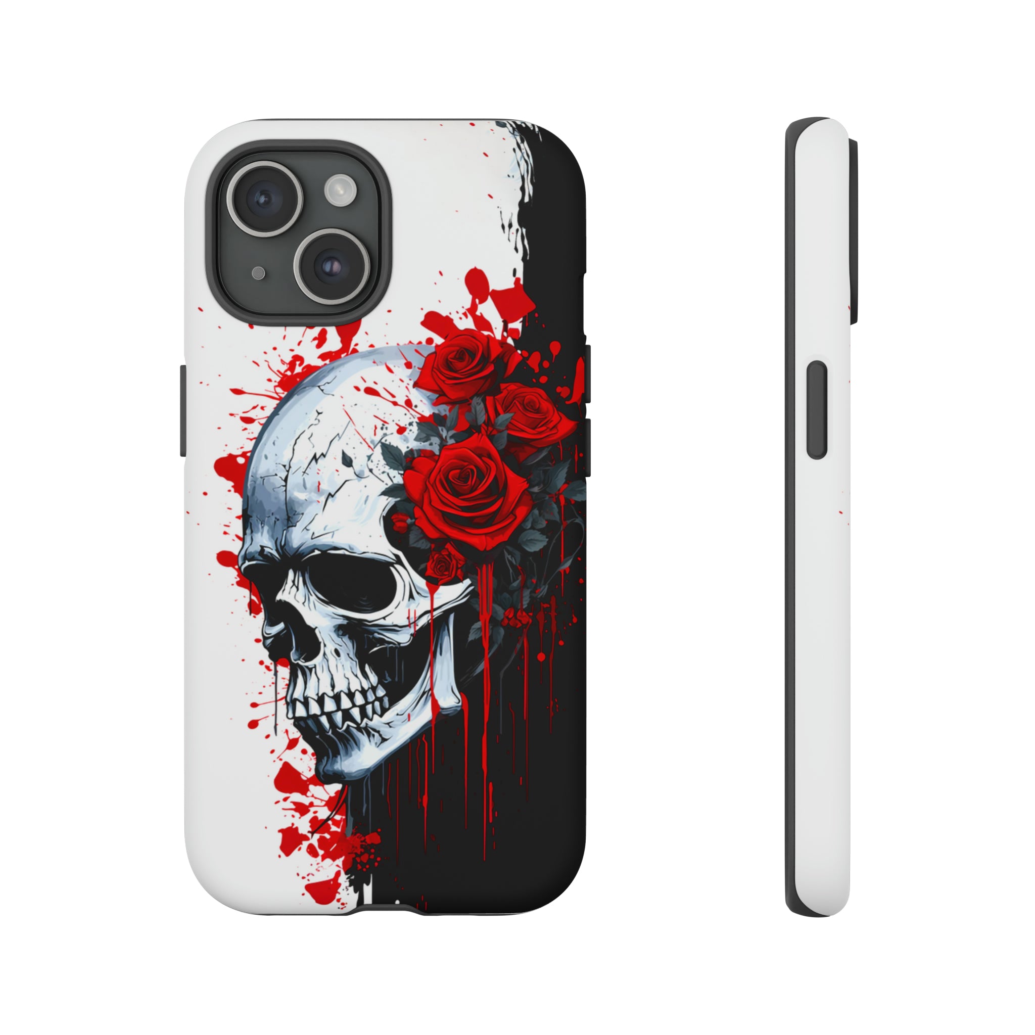 Rose Skull Phone Case