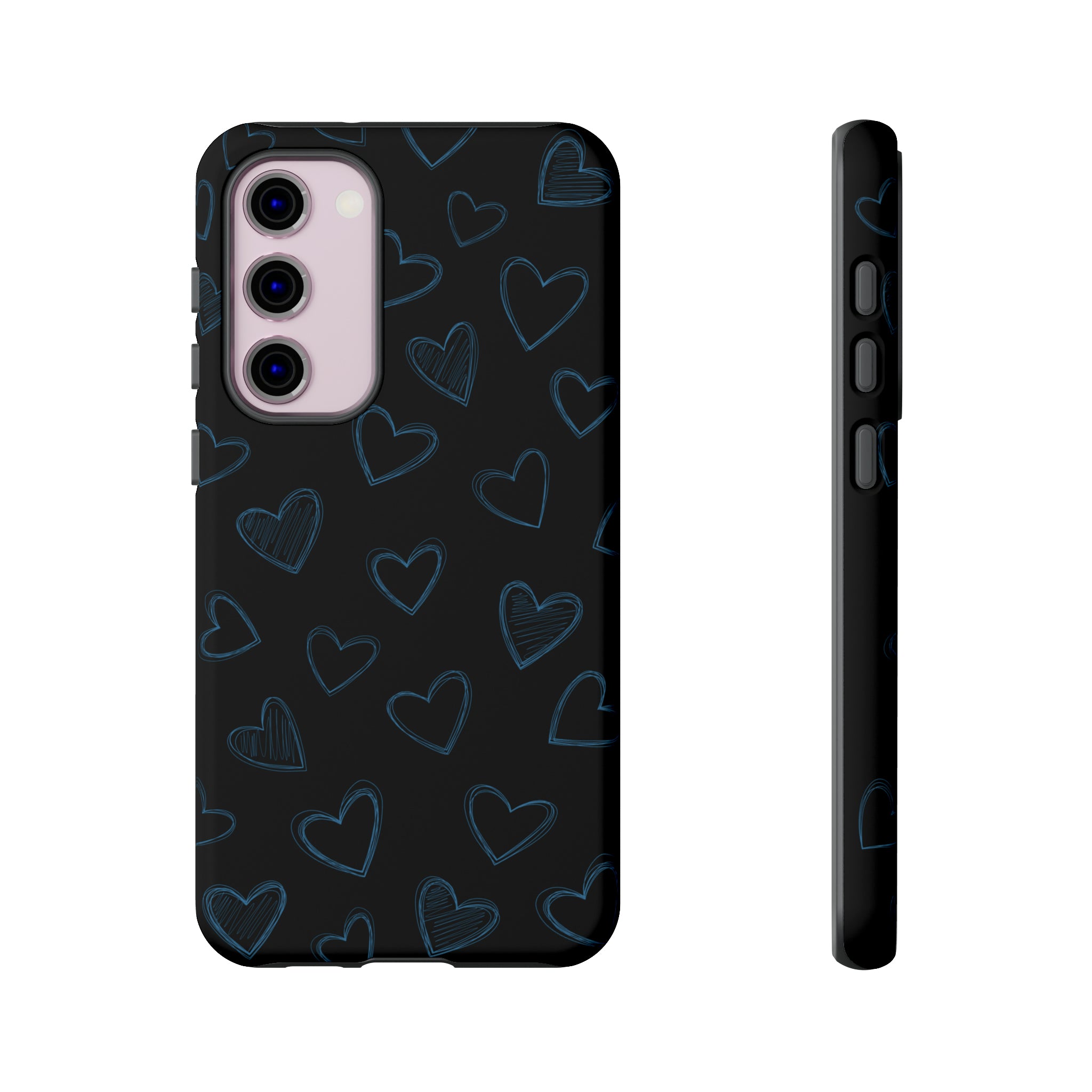 Black Hearts Phone Case