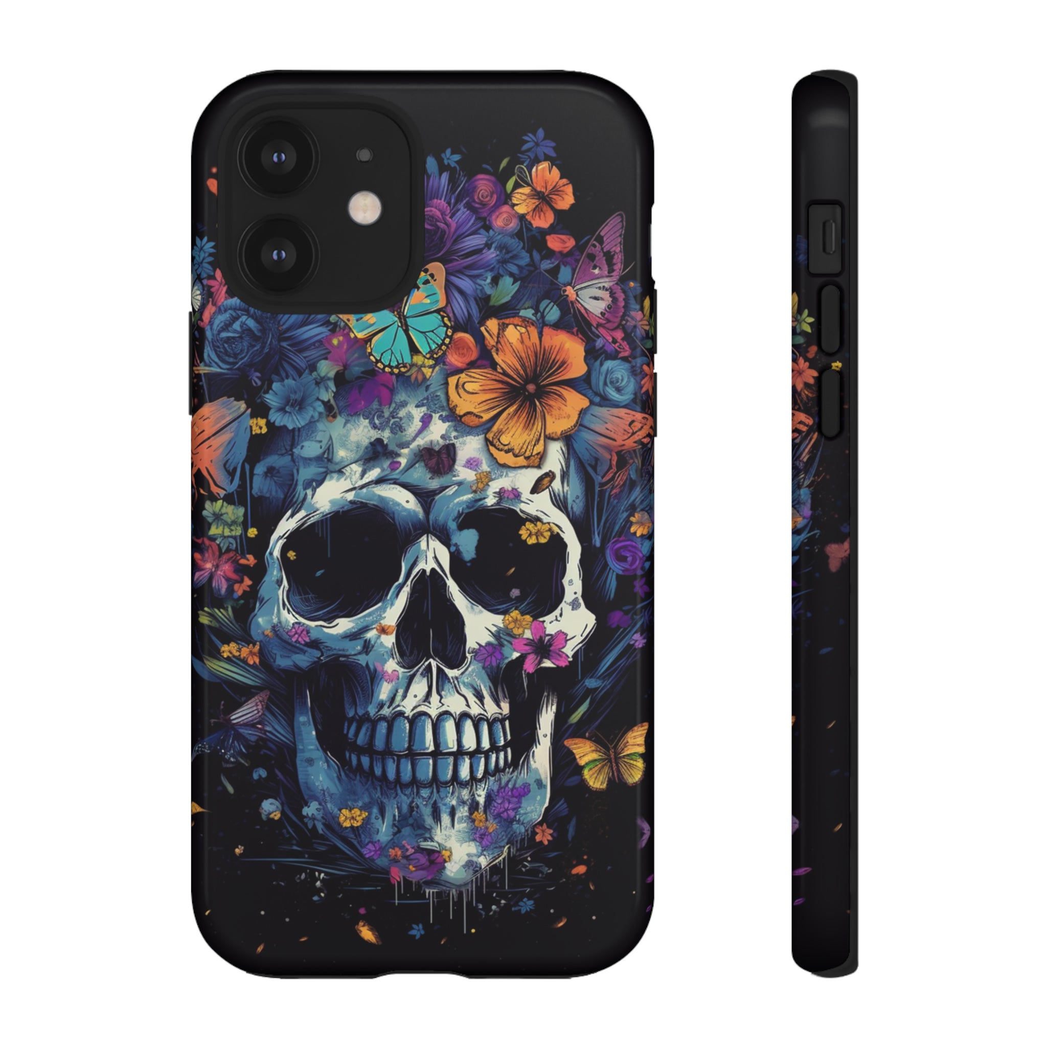 Blooming Skull Phone Case