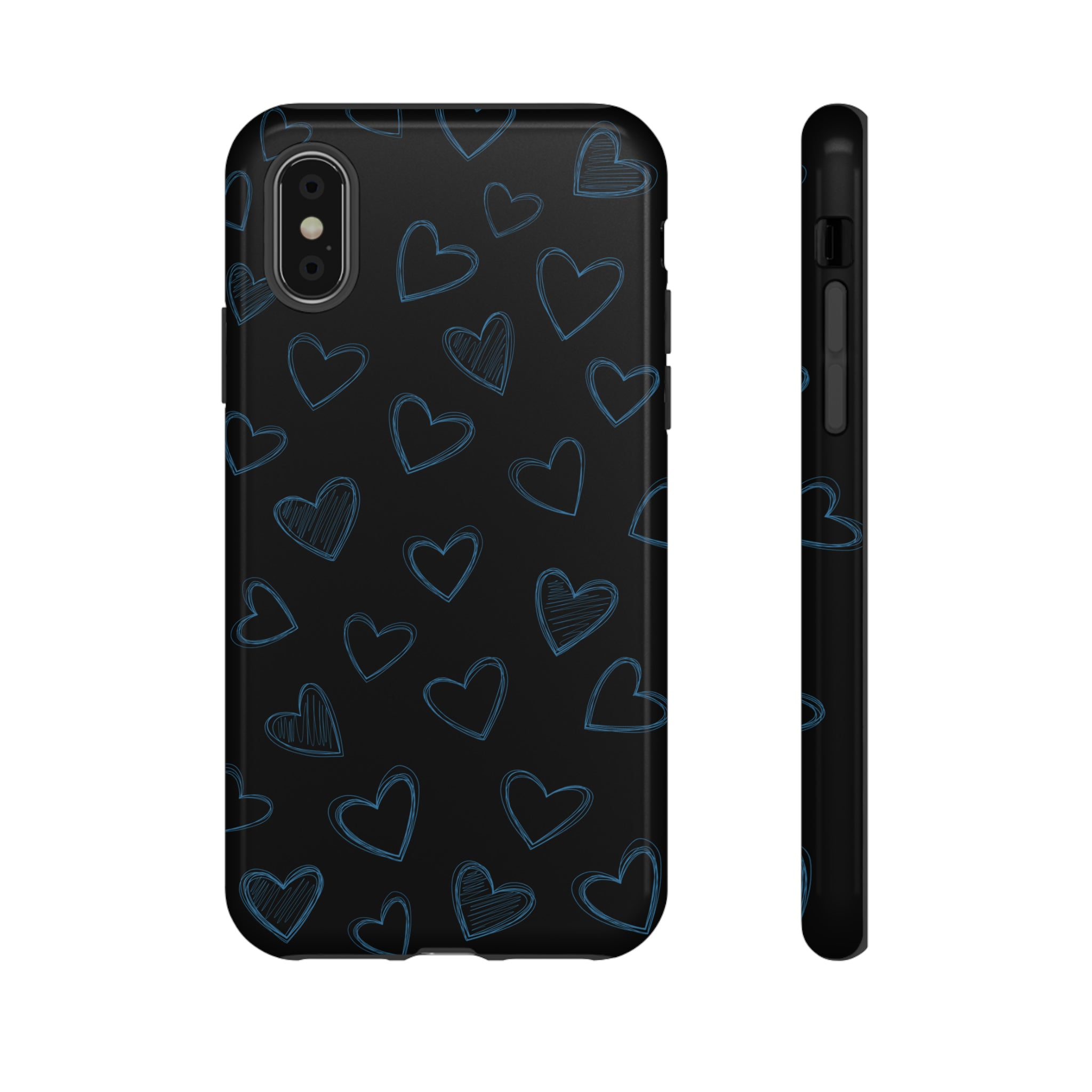 Black Hearts Phone Case