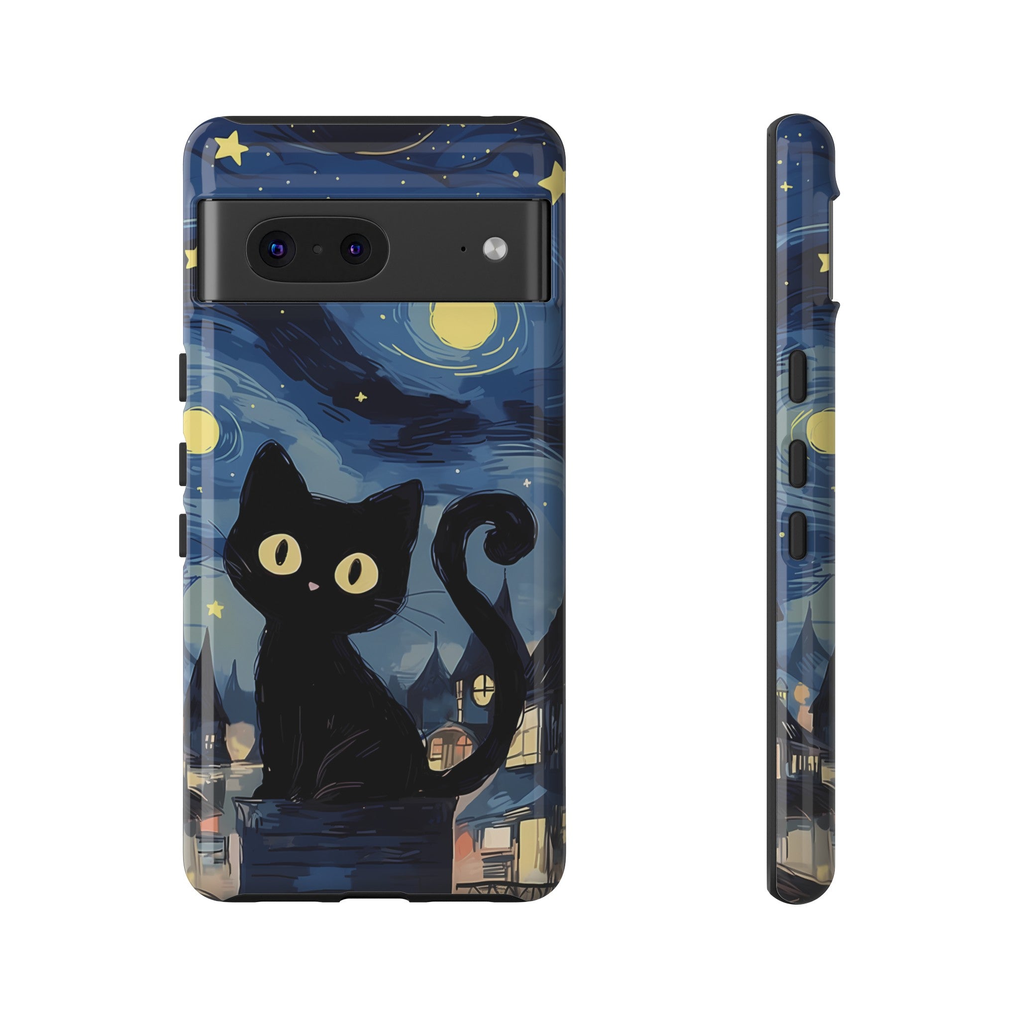 Cat Starry Night