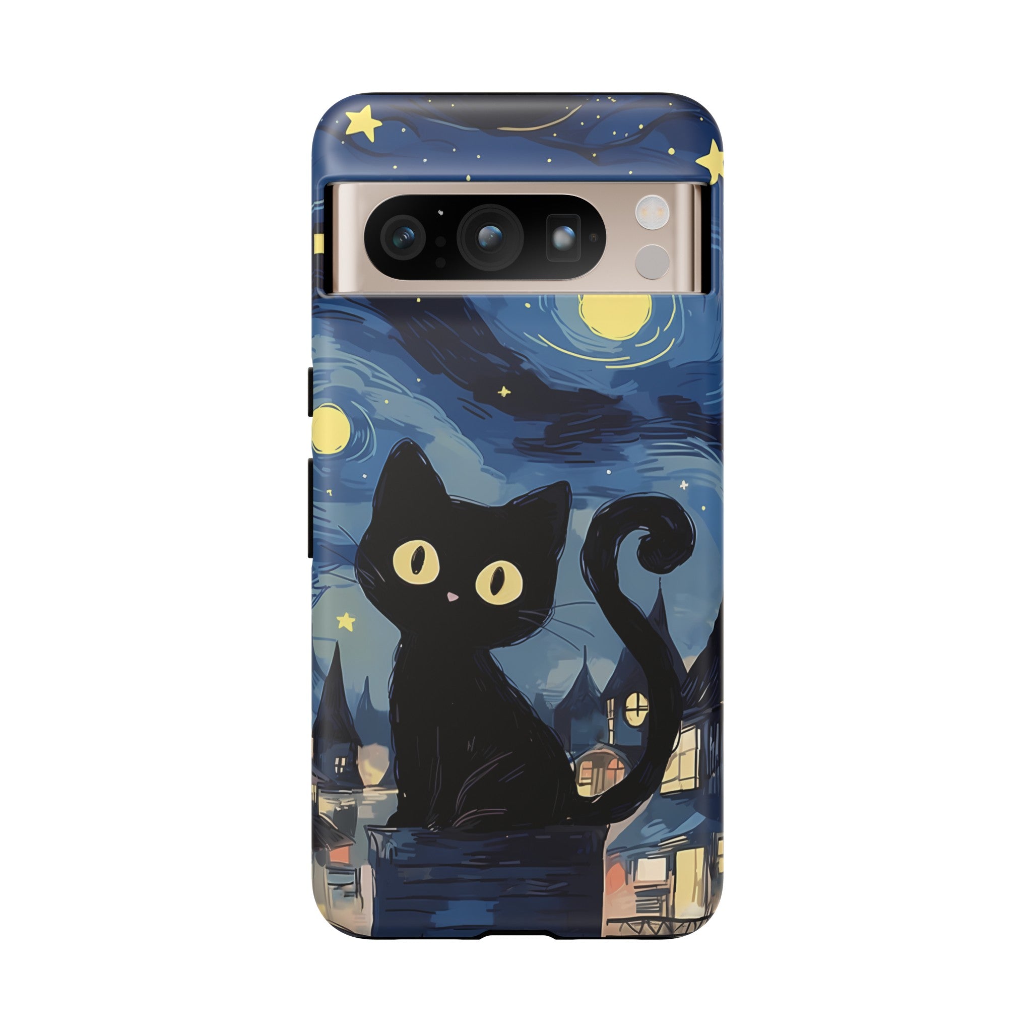 Cat Starry Night