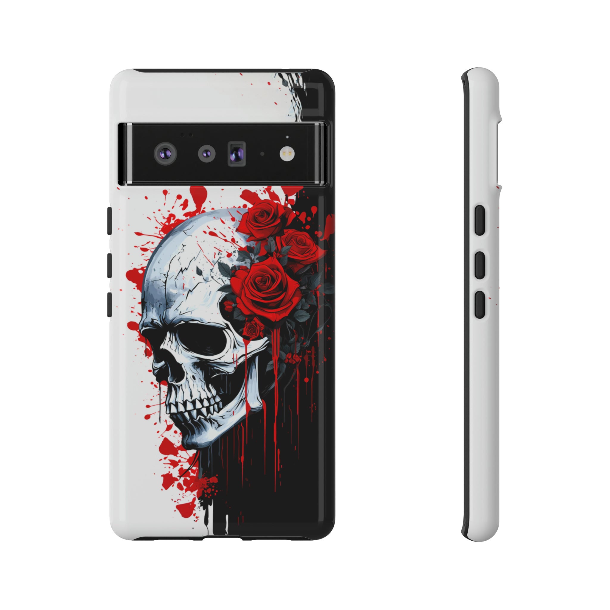 Rose Skull Phone Case