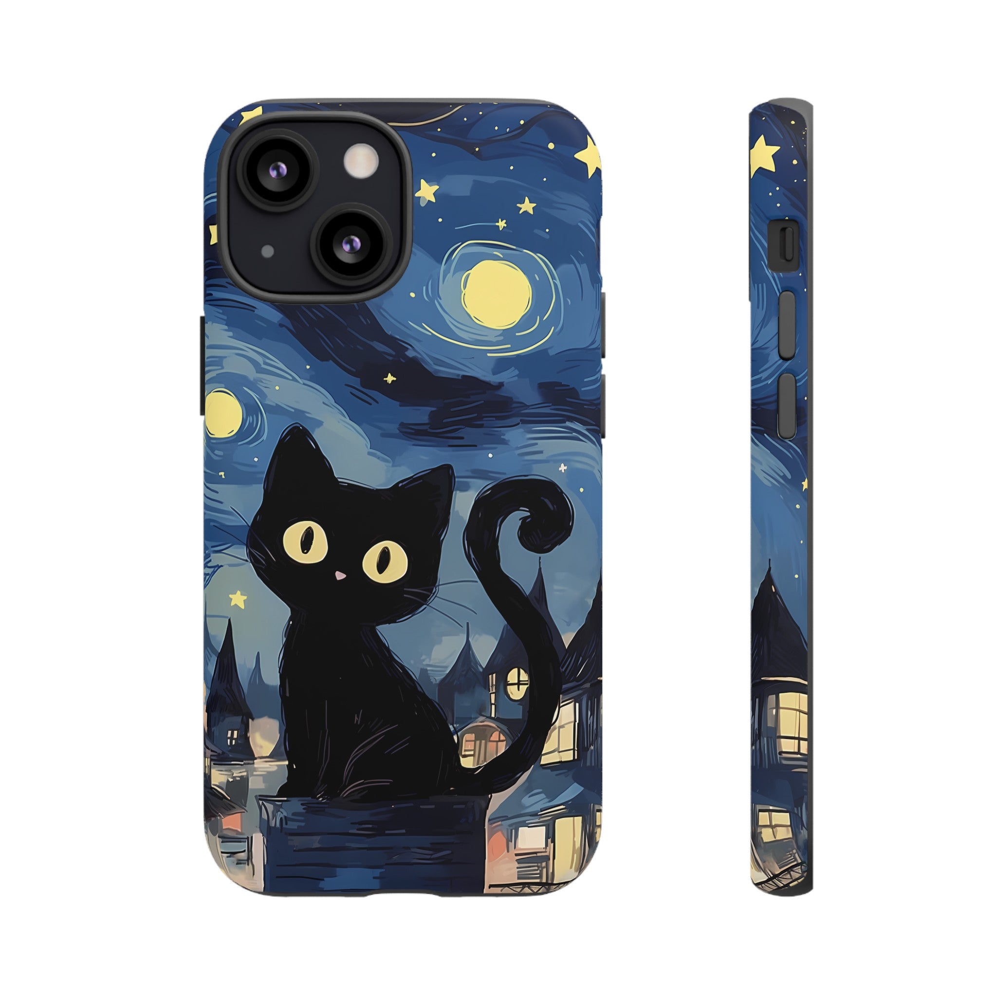 Cat Starry Night