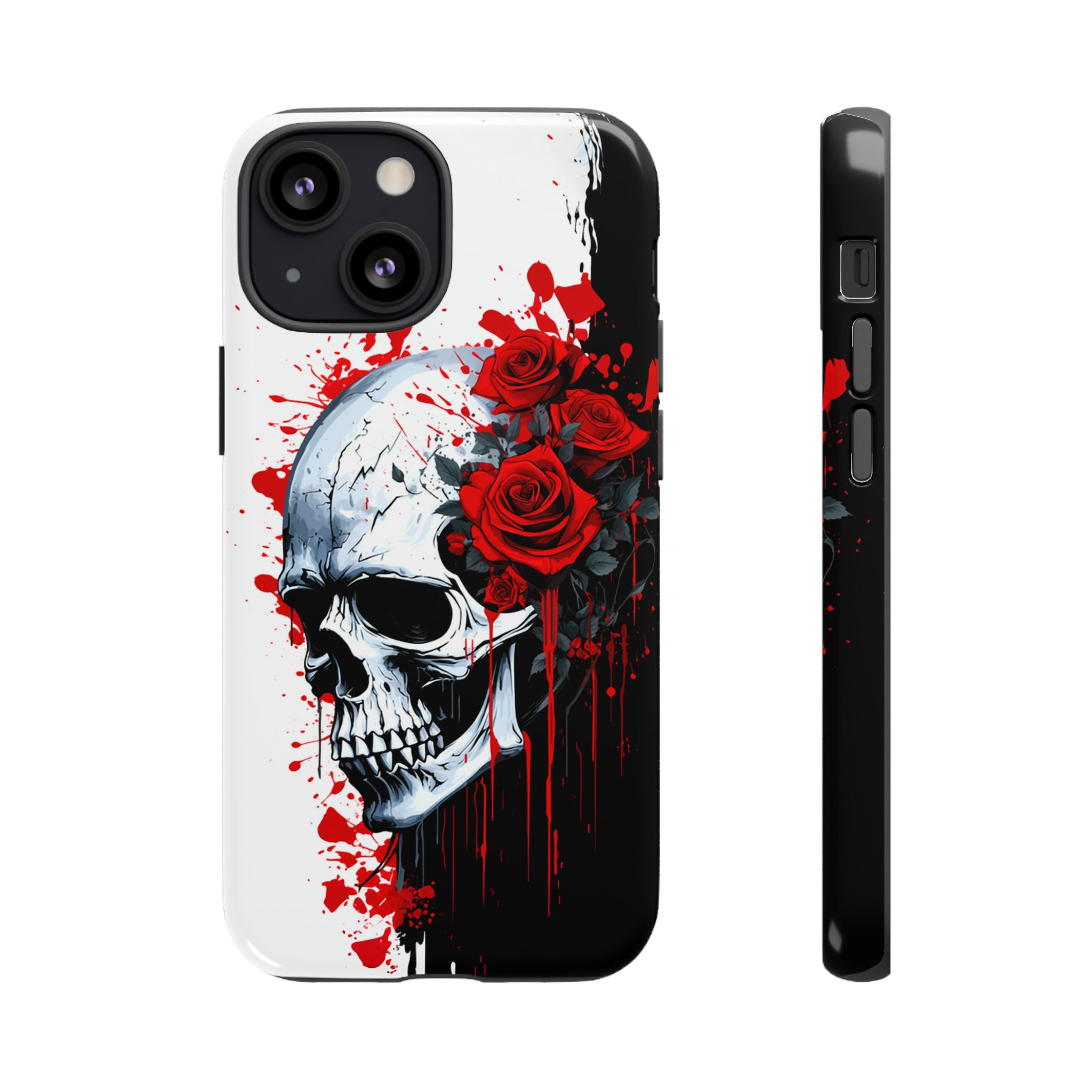 Rose Skull Phone Case