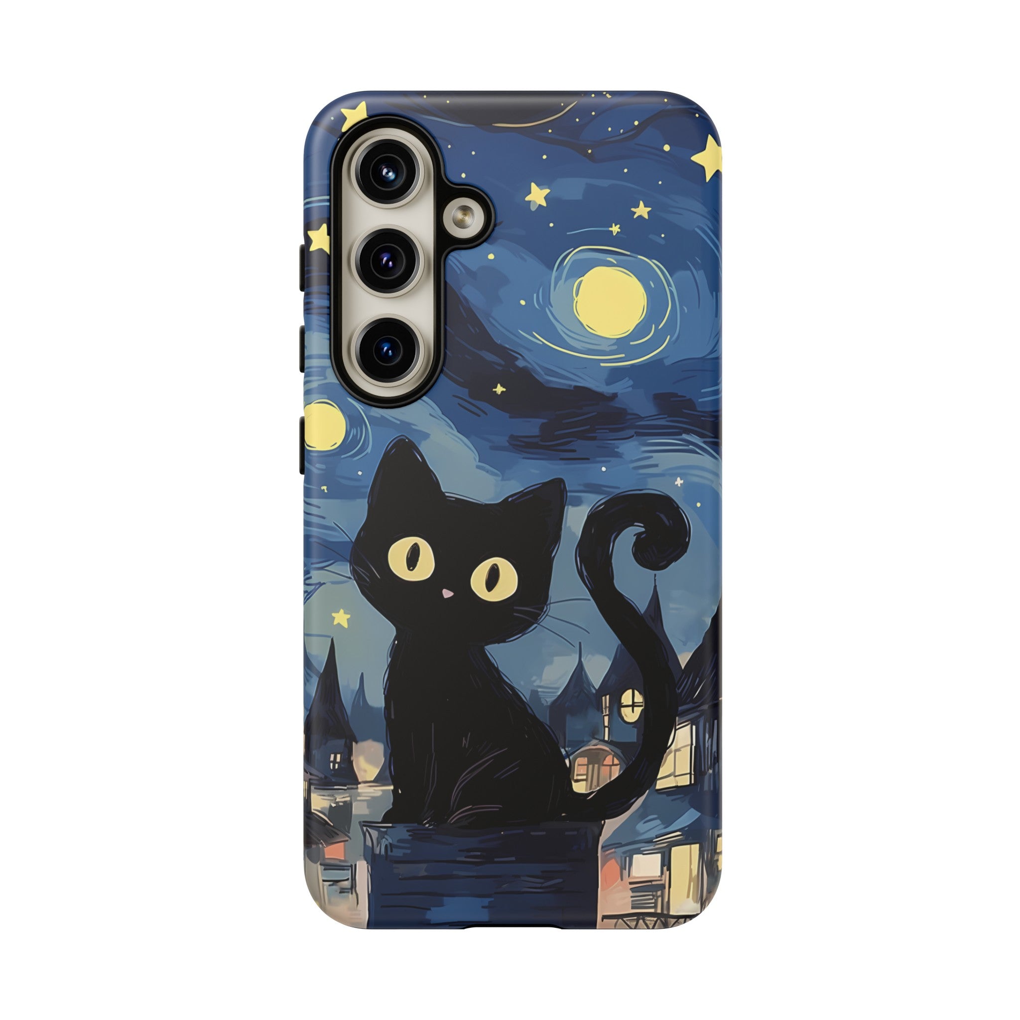 Cat Starry Night