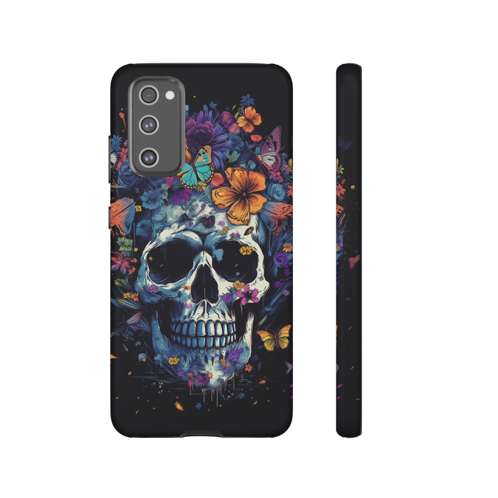 Blooming Skull Phone Case