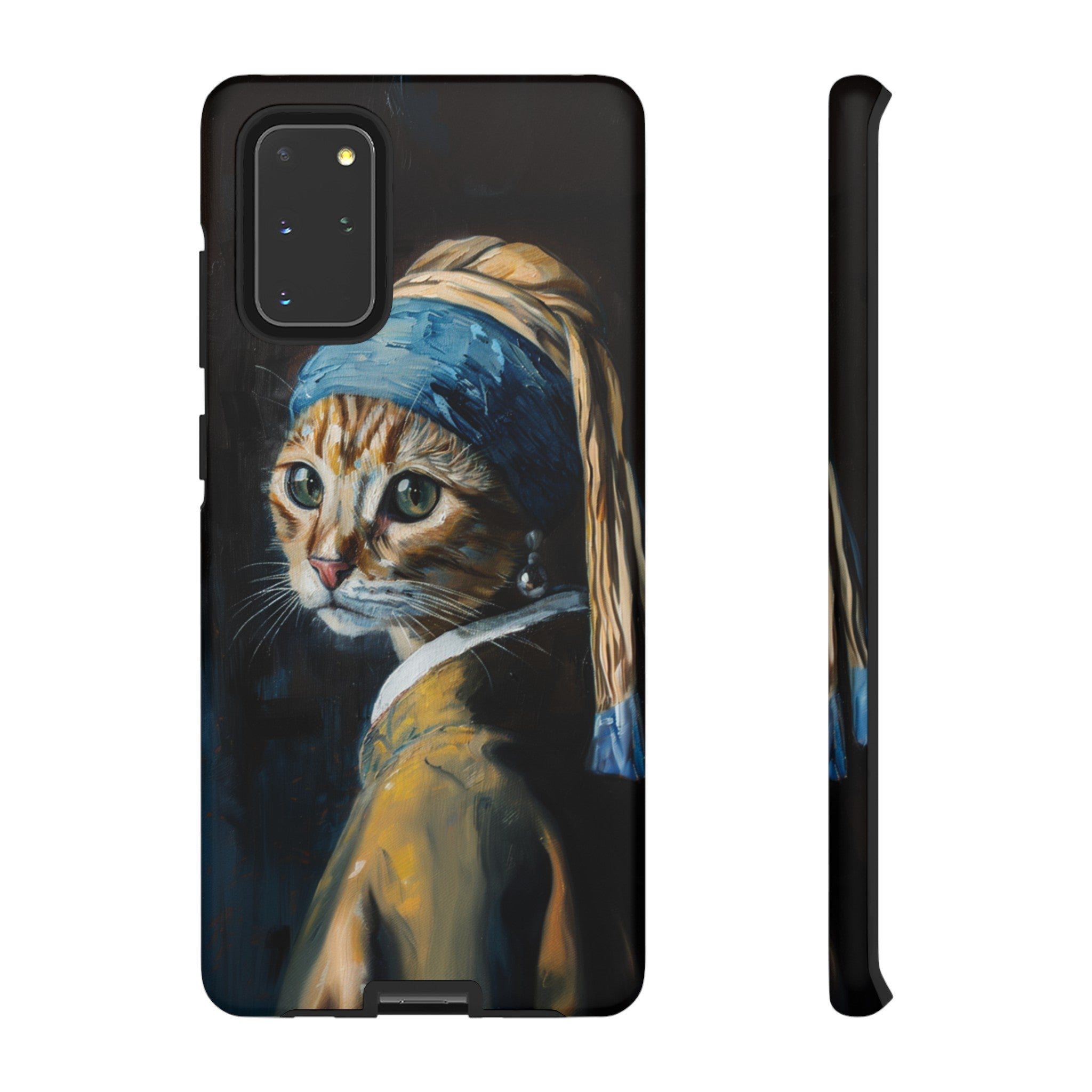 Cat With Pearl Earring Phone Case