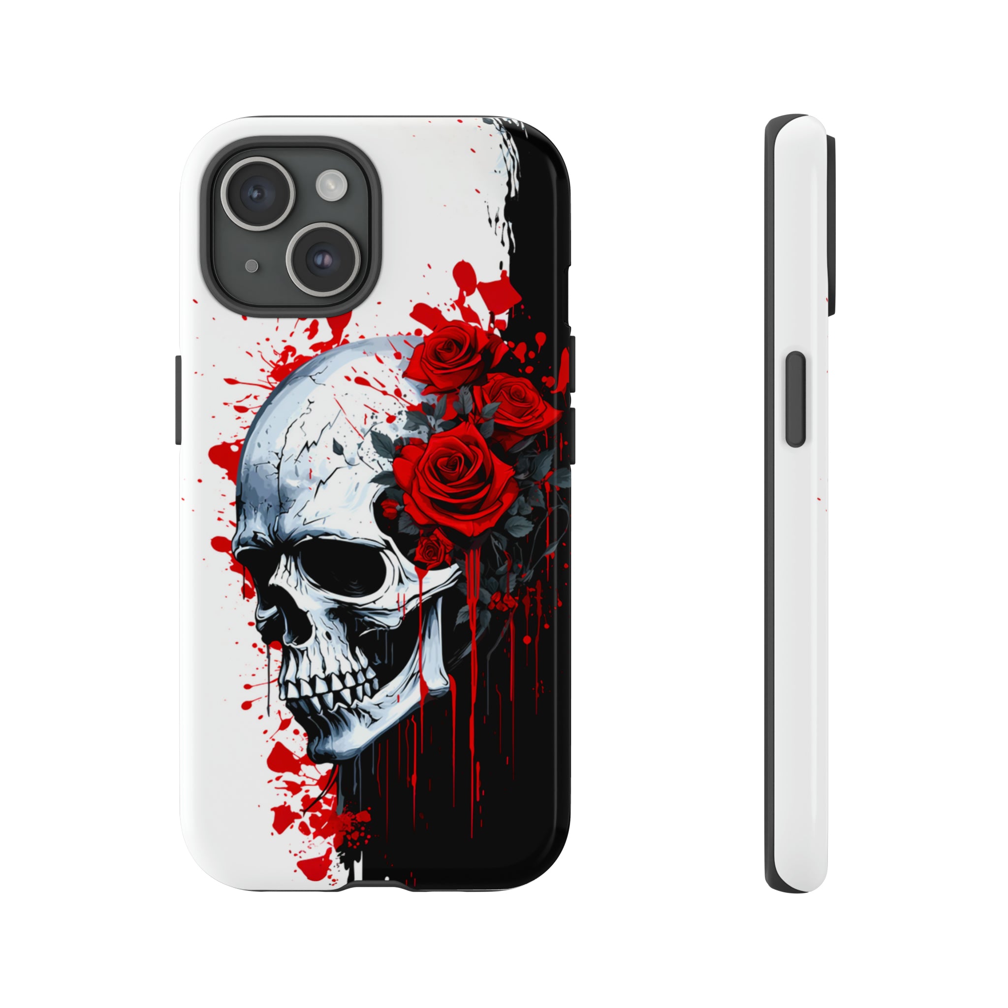 Rose Skull Phone Case