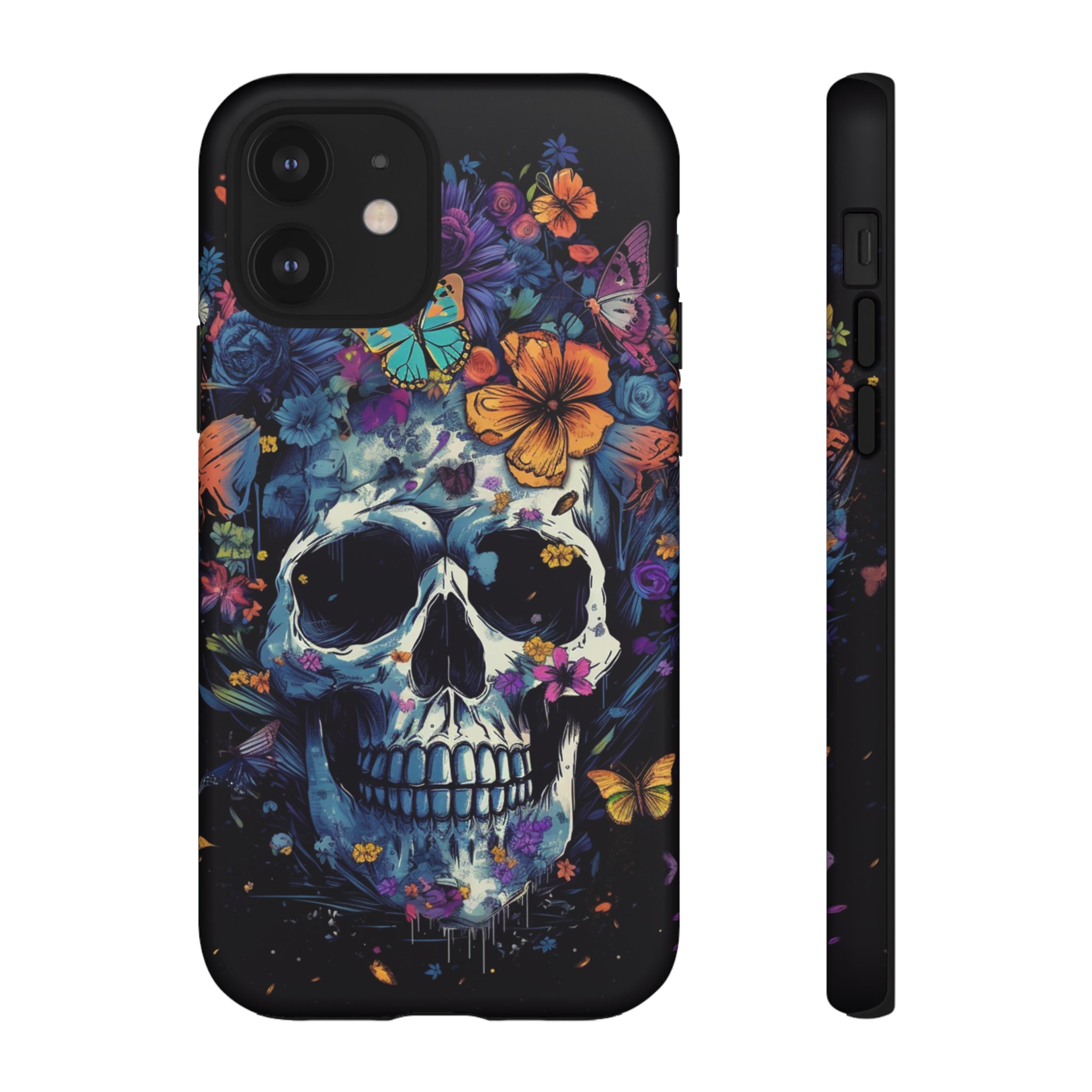 Blooming Skull Phone Case