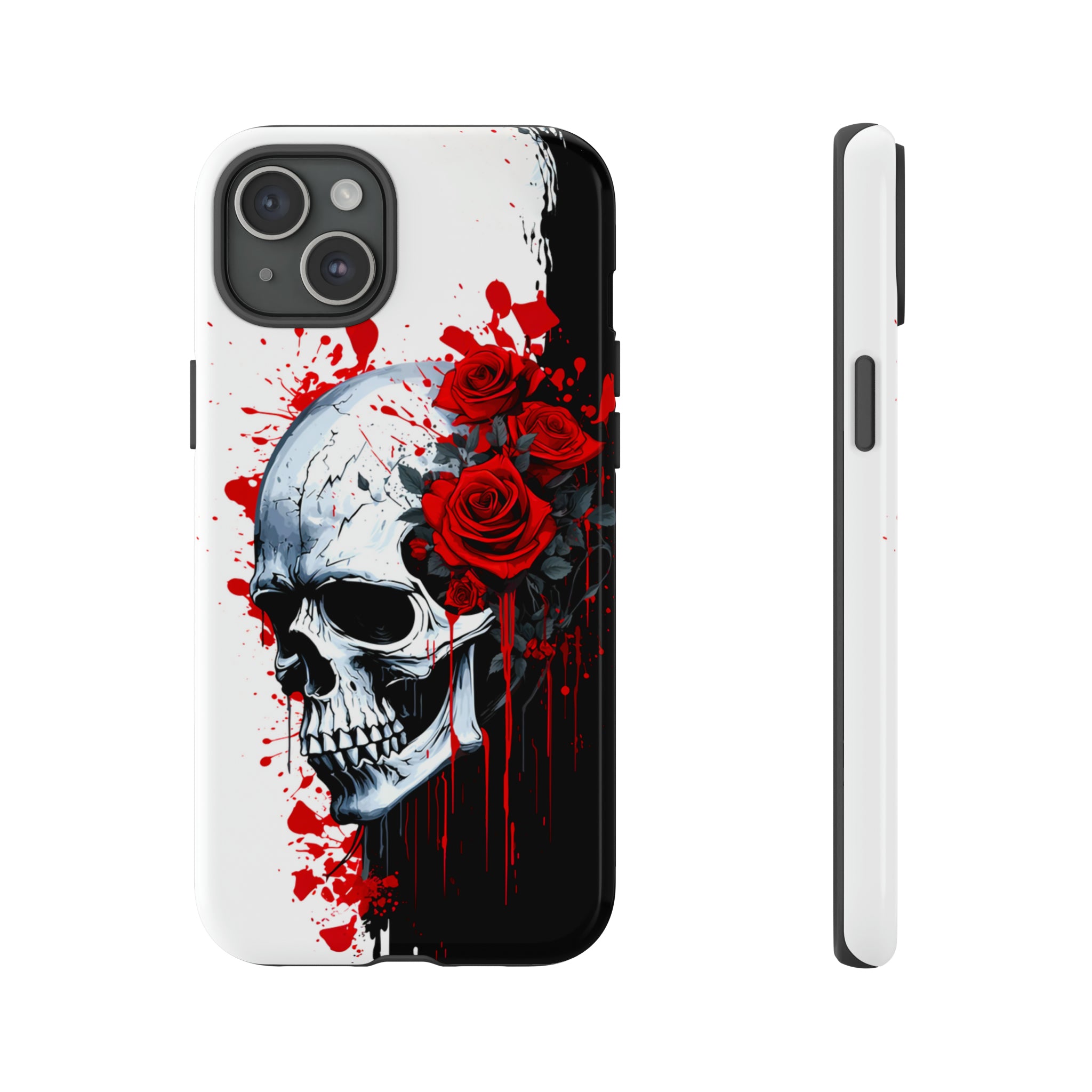 Rose Skull Phone Case