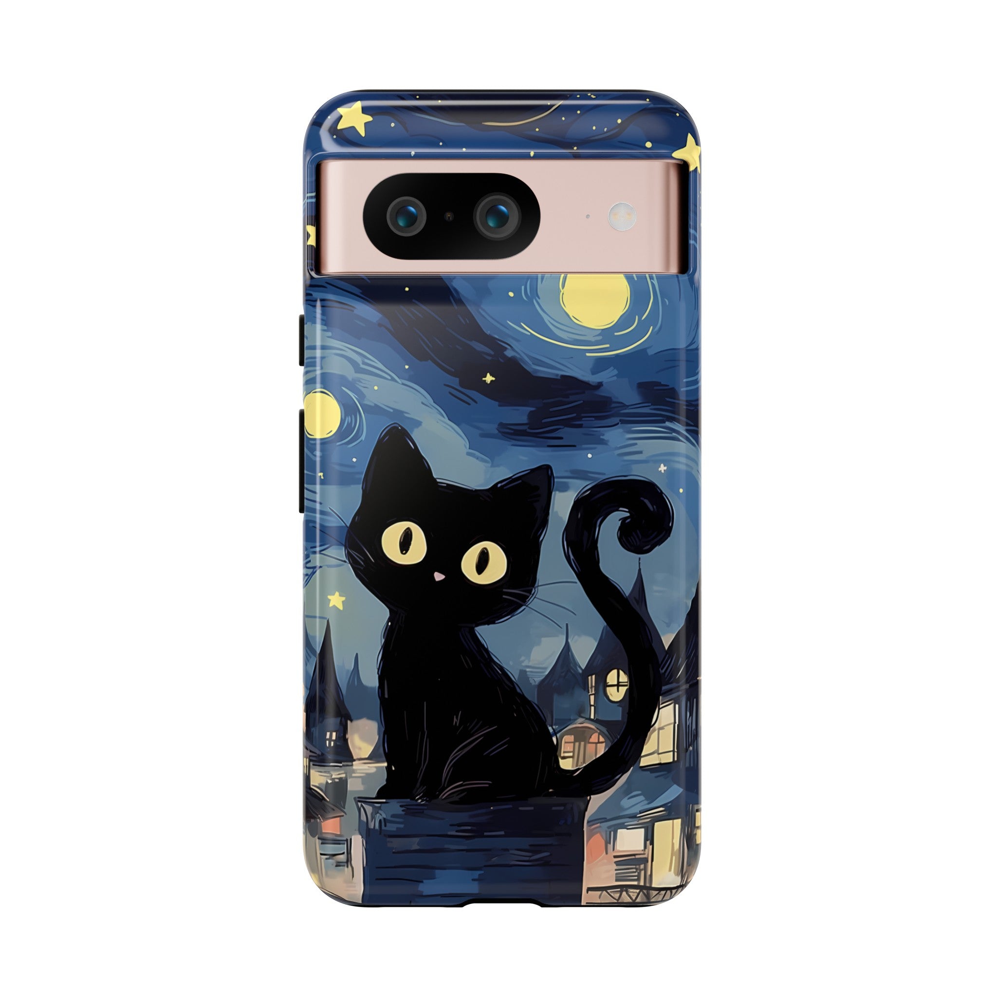 Cat Starry Night