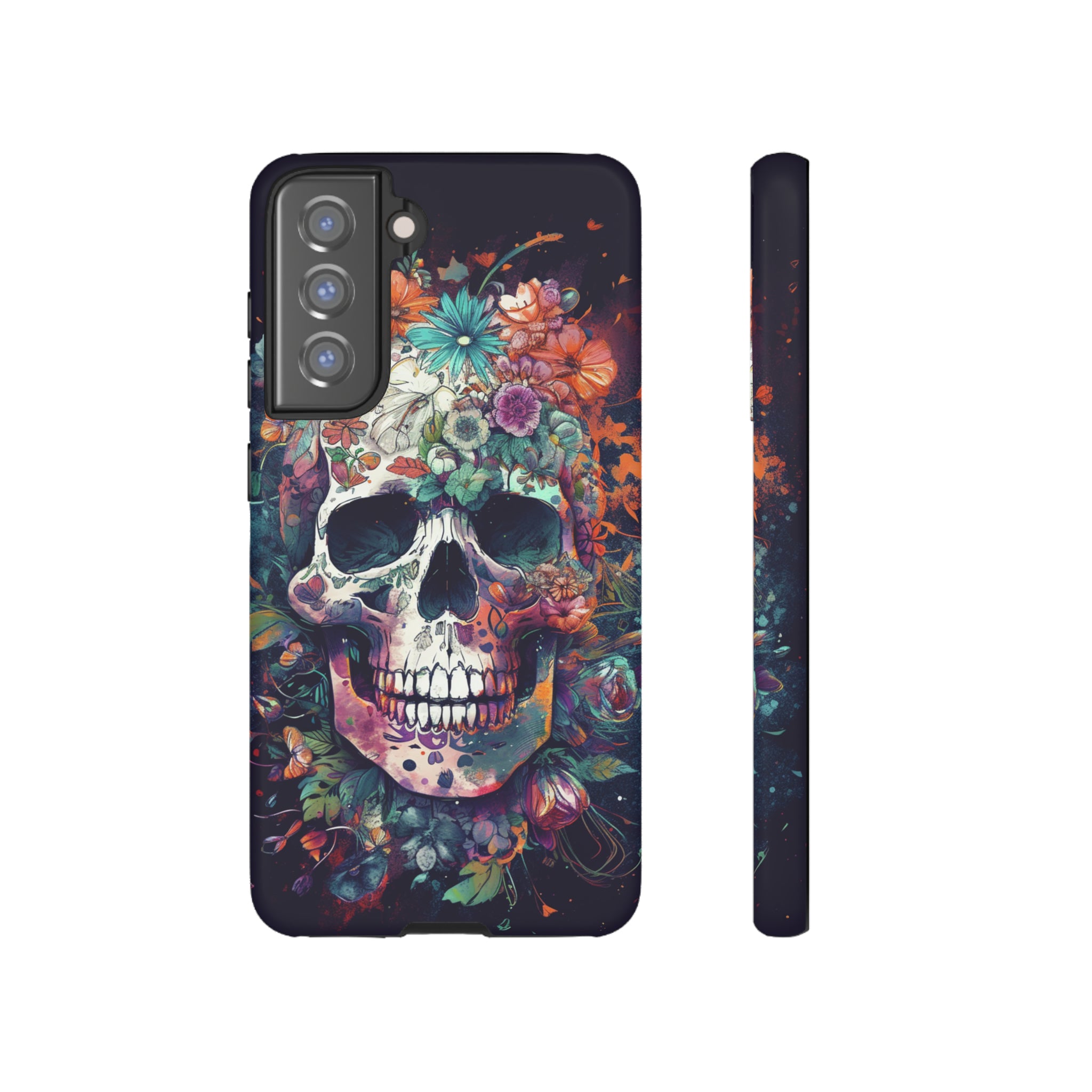 Floral Skull Phone Case