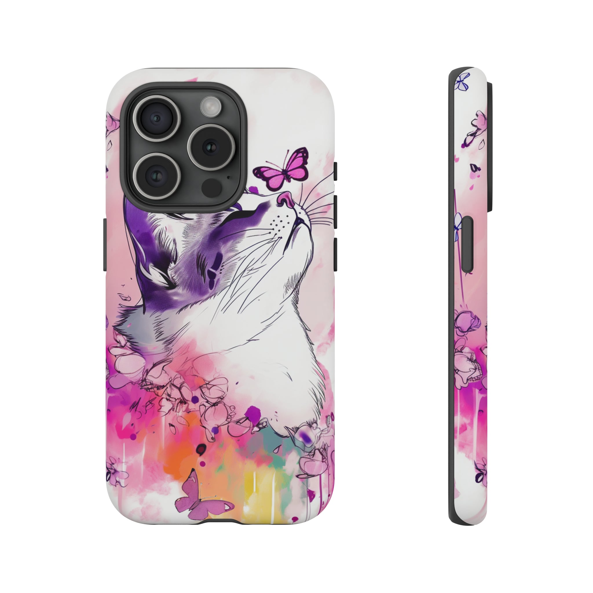 Whimsical Cat Phone Case