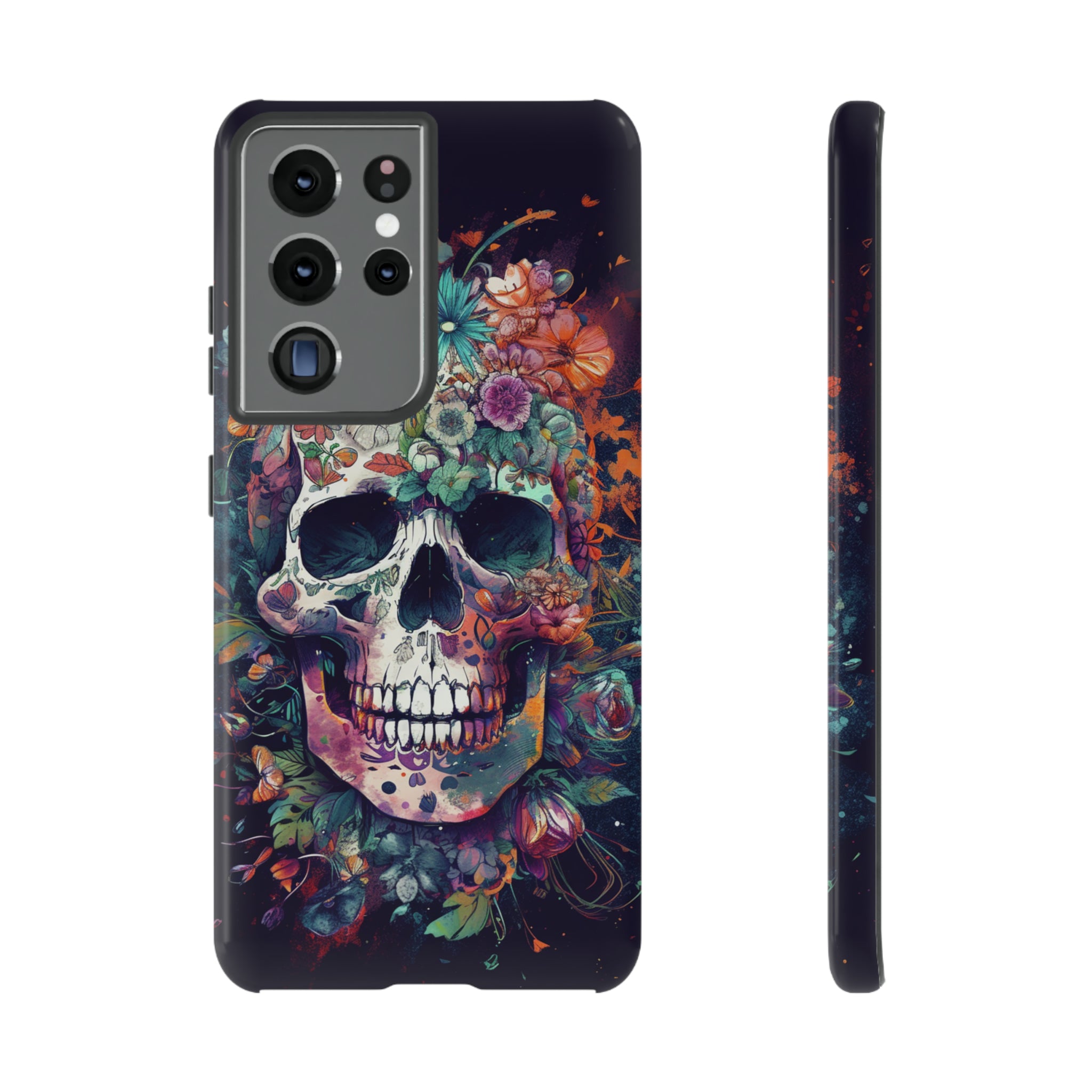 Floral Skull Phone Case