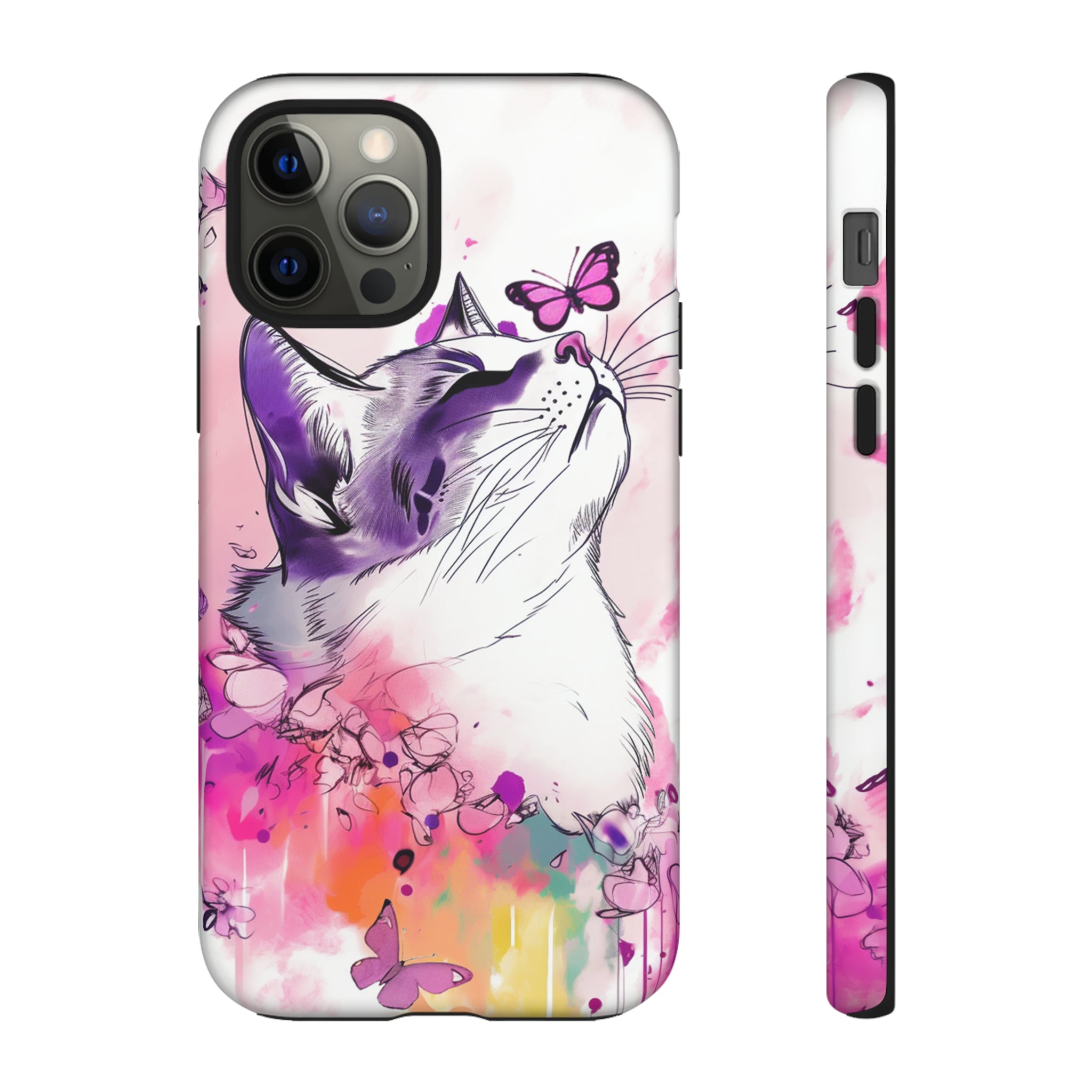 Whimsical Cat Phone Case