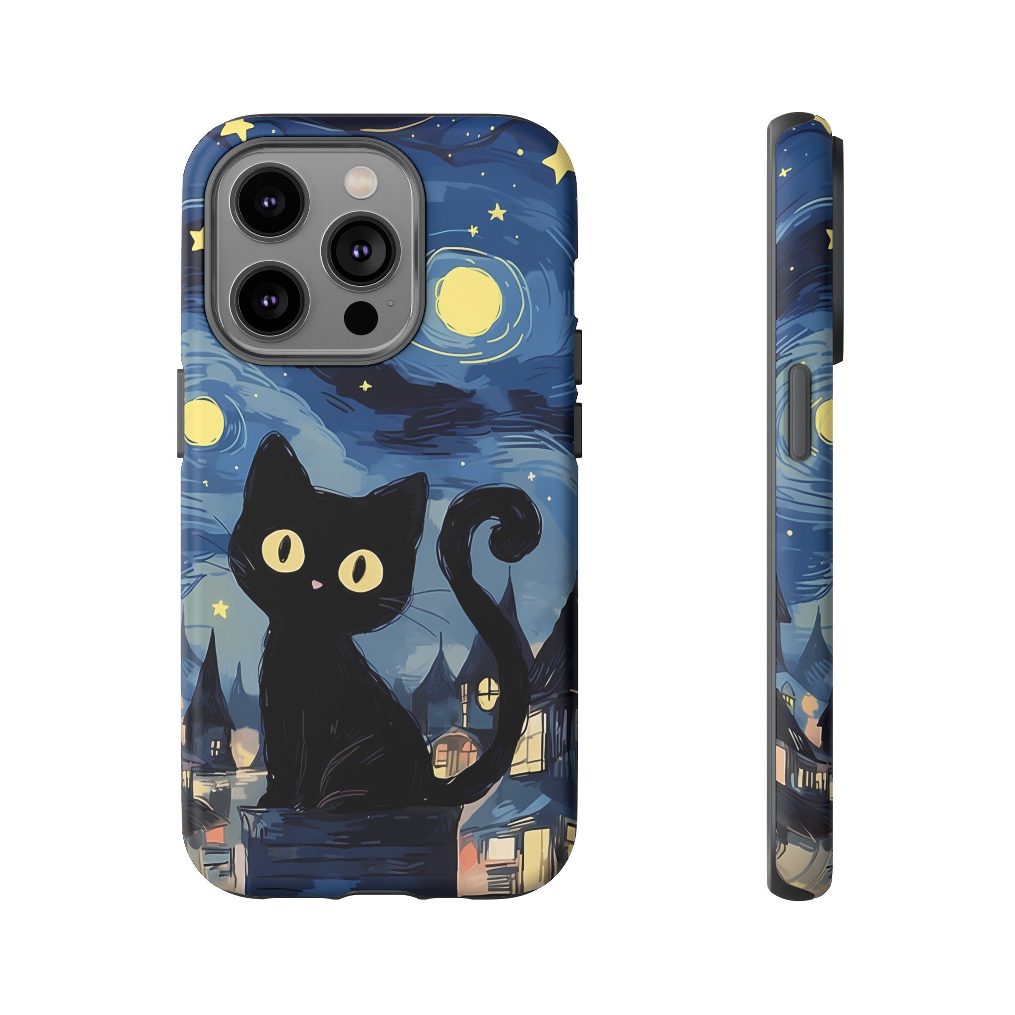 Cat Starry Night