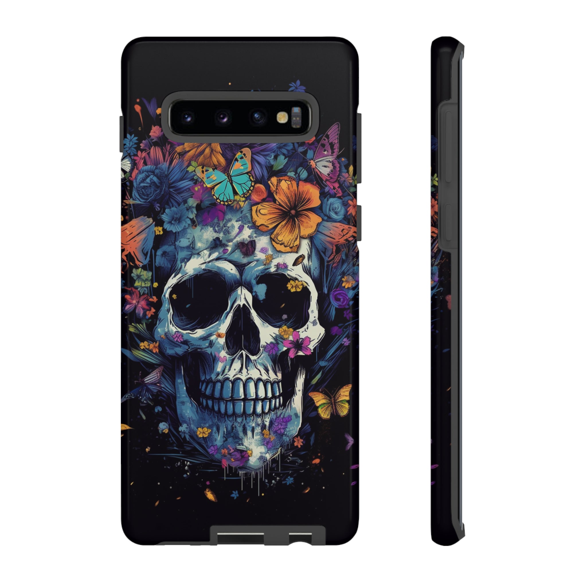 Blooming Skull Phone Case