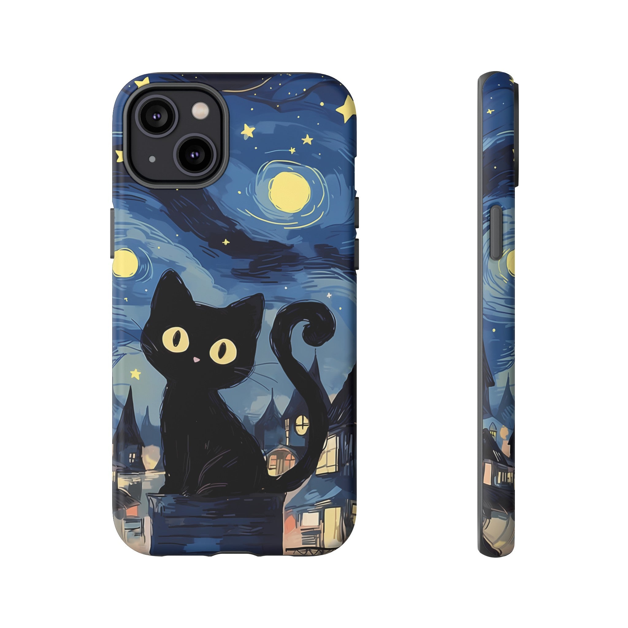 Cat Starry Night