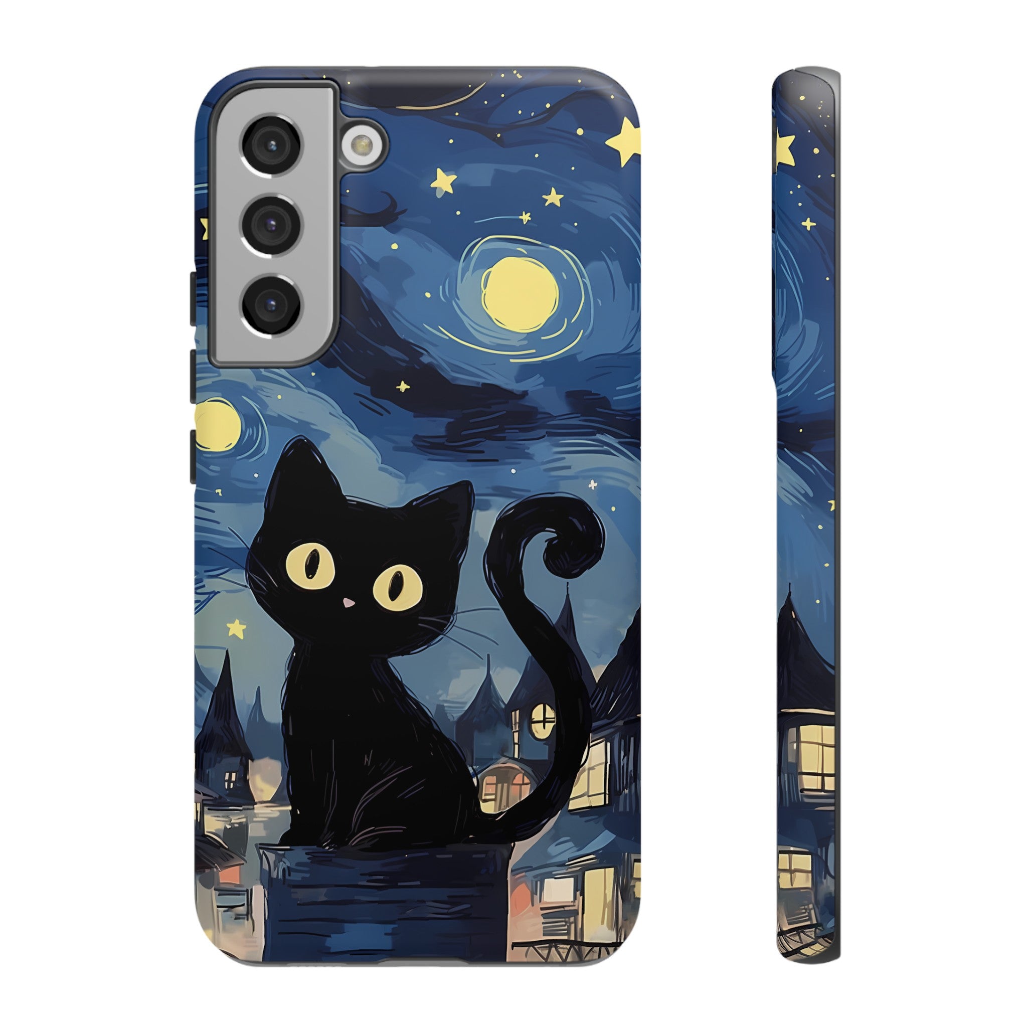 Cat Starry Night