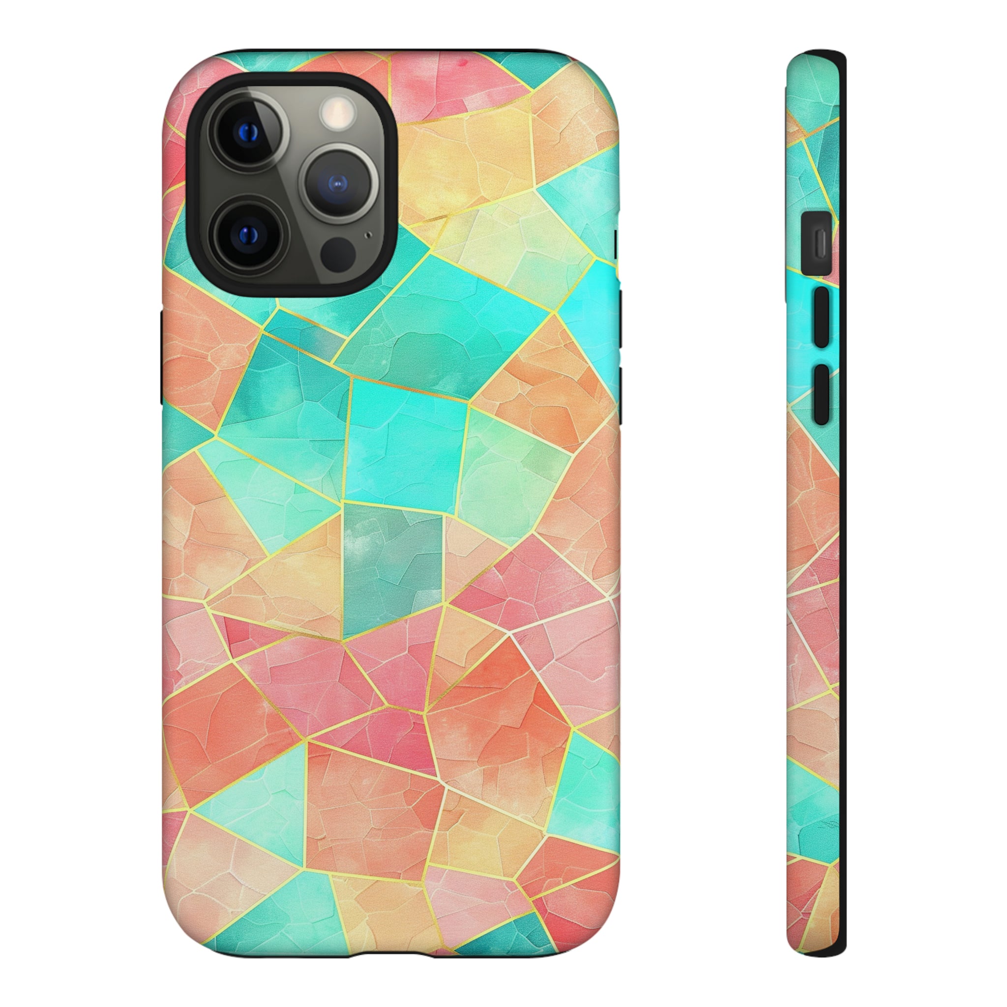 Geometric Pattern Pastel Phone Case