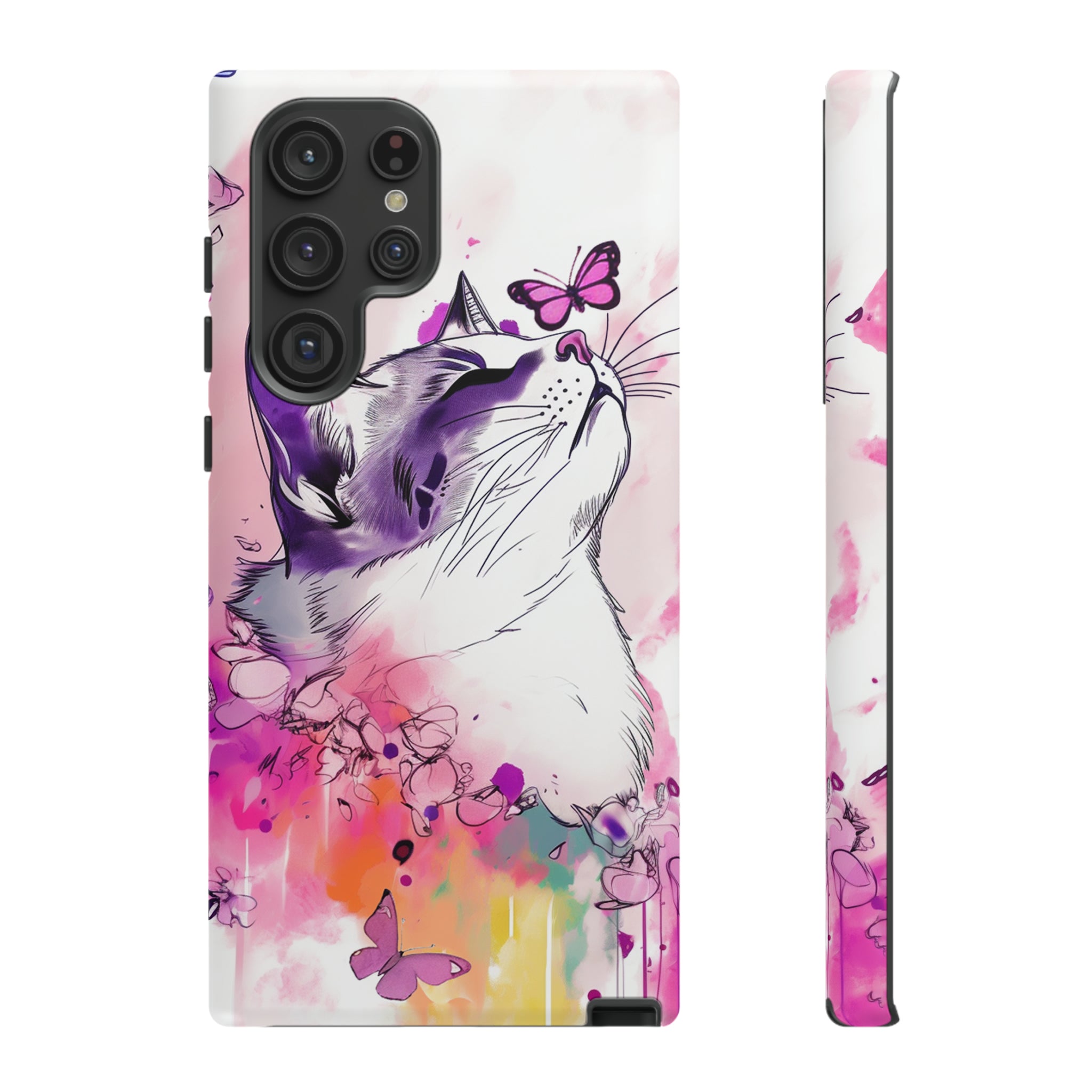 Whimsical Cat Phone Case