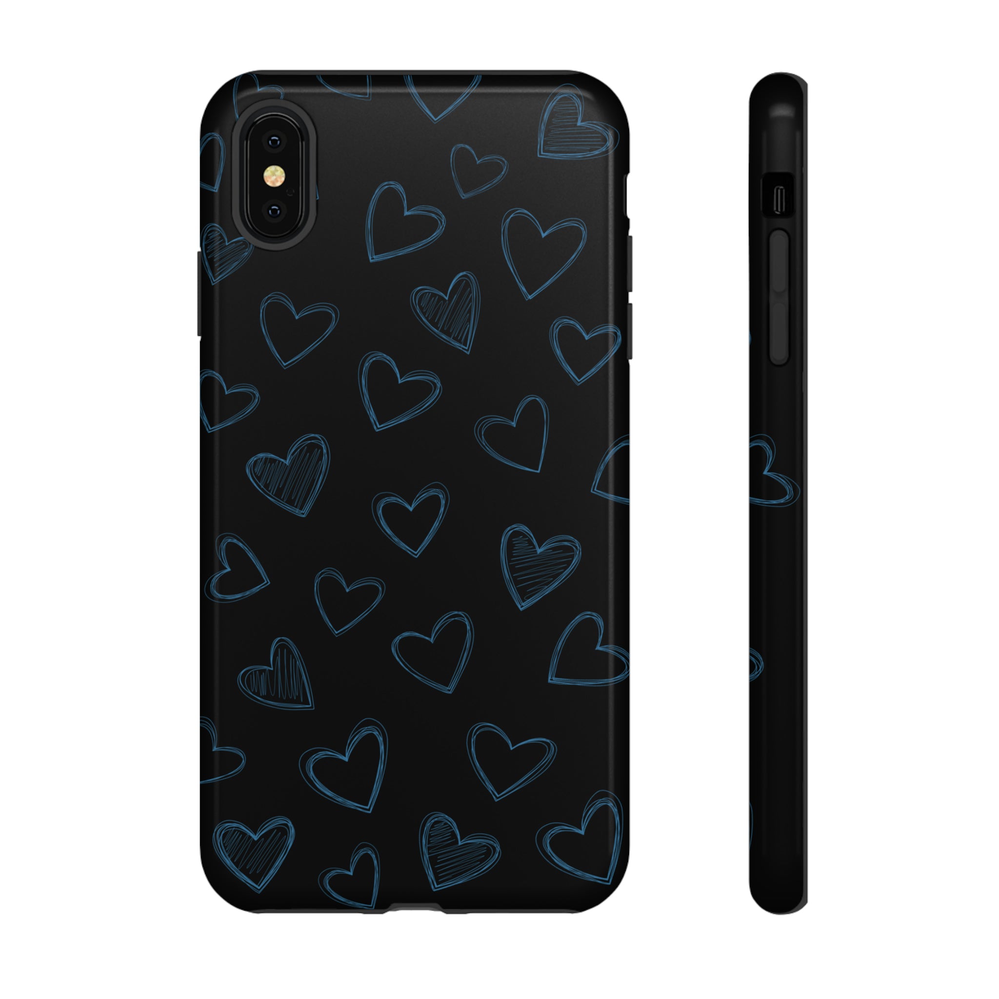 Black Hearts Phone Case