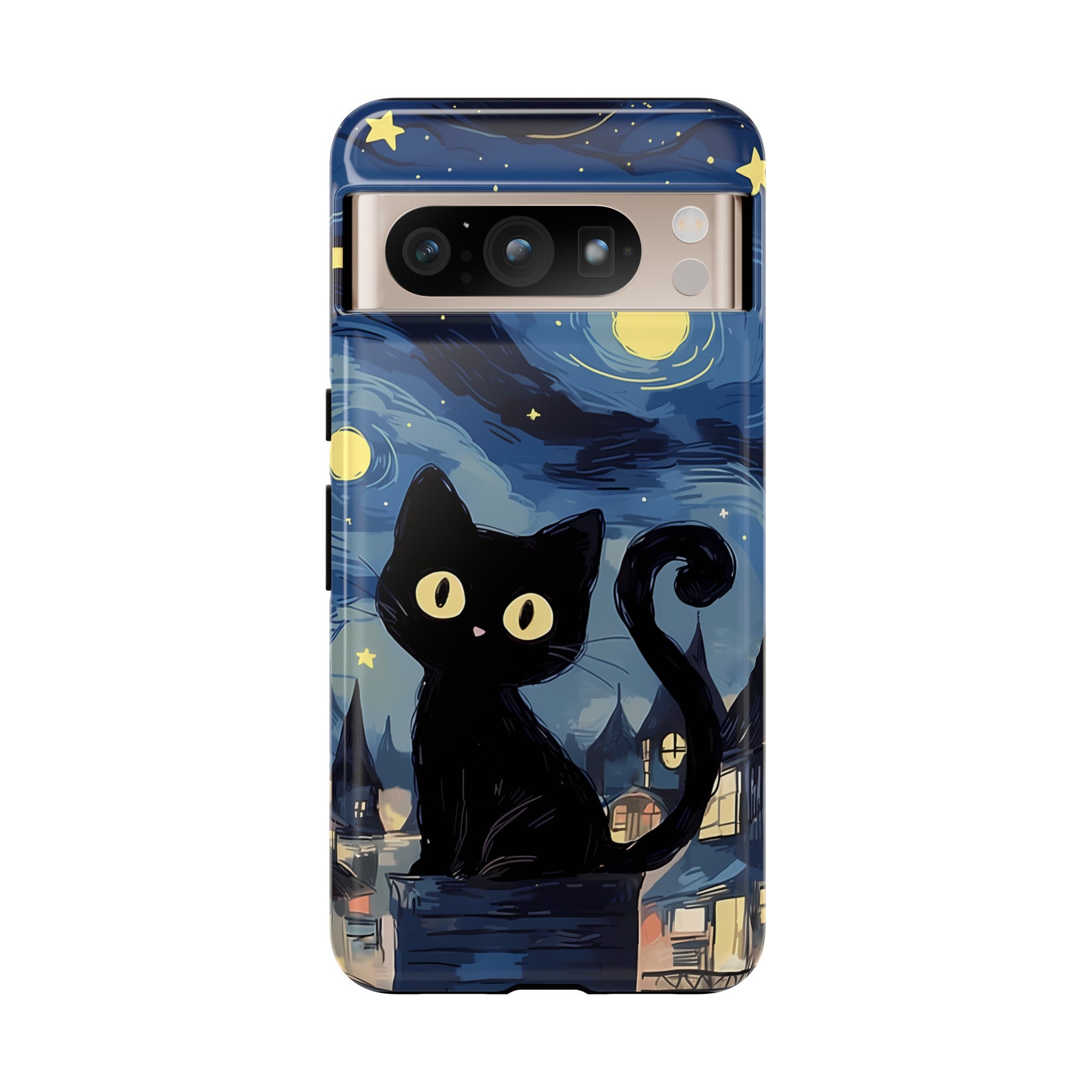 Cat Starry Night