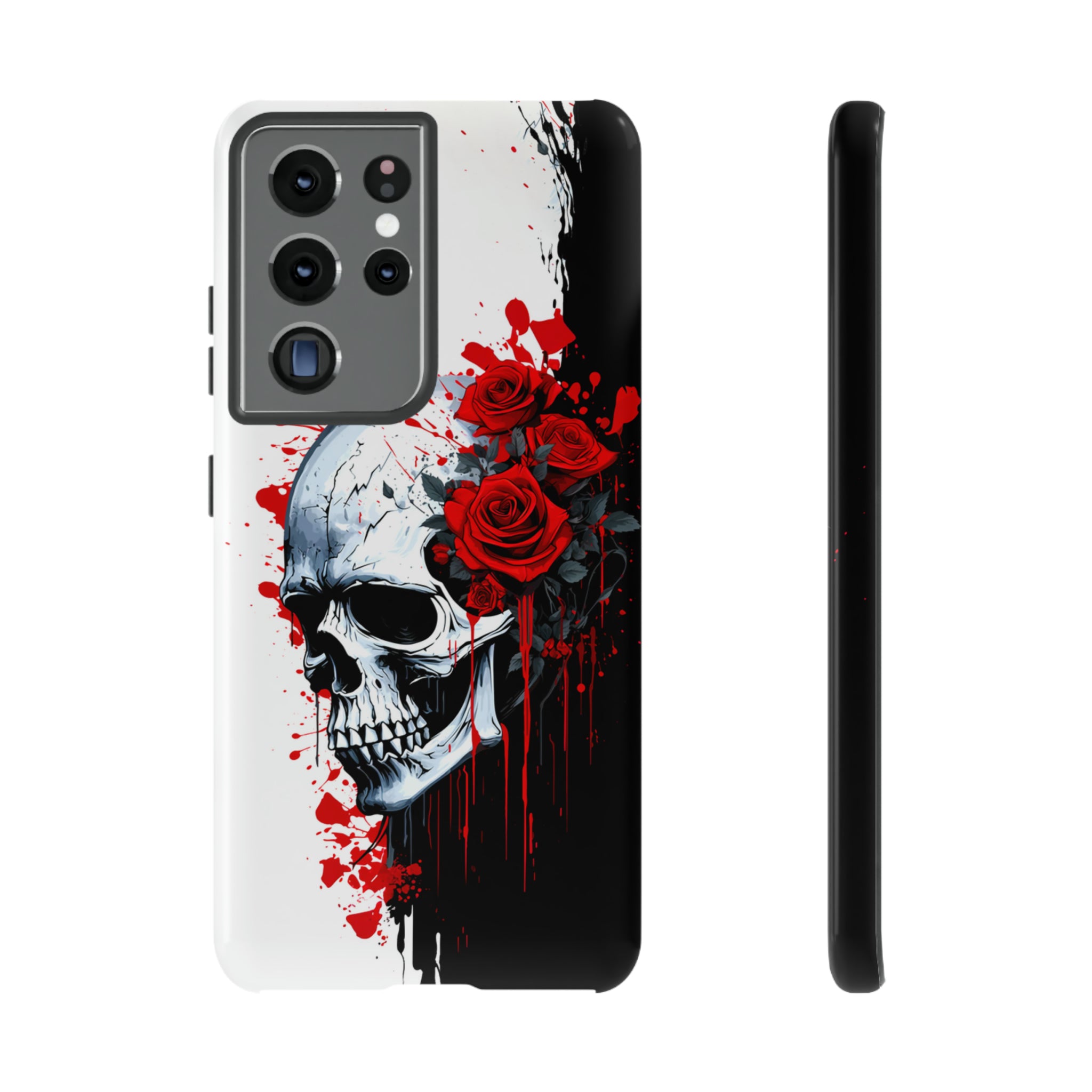 Rose Skull Phone Case