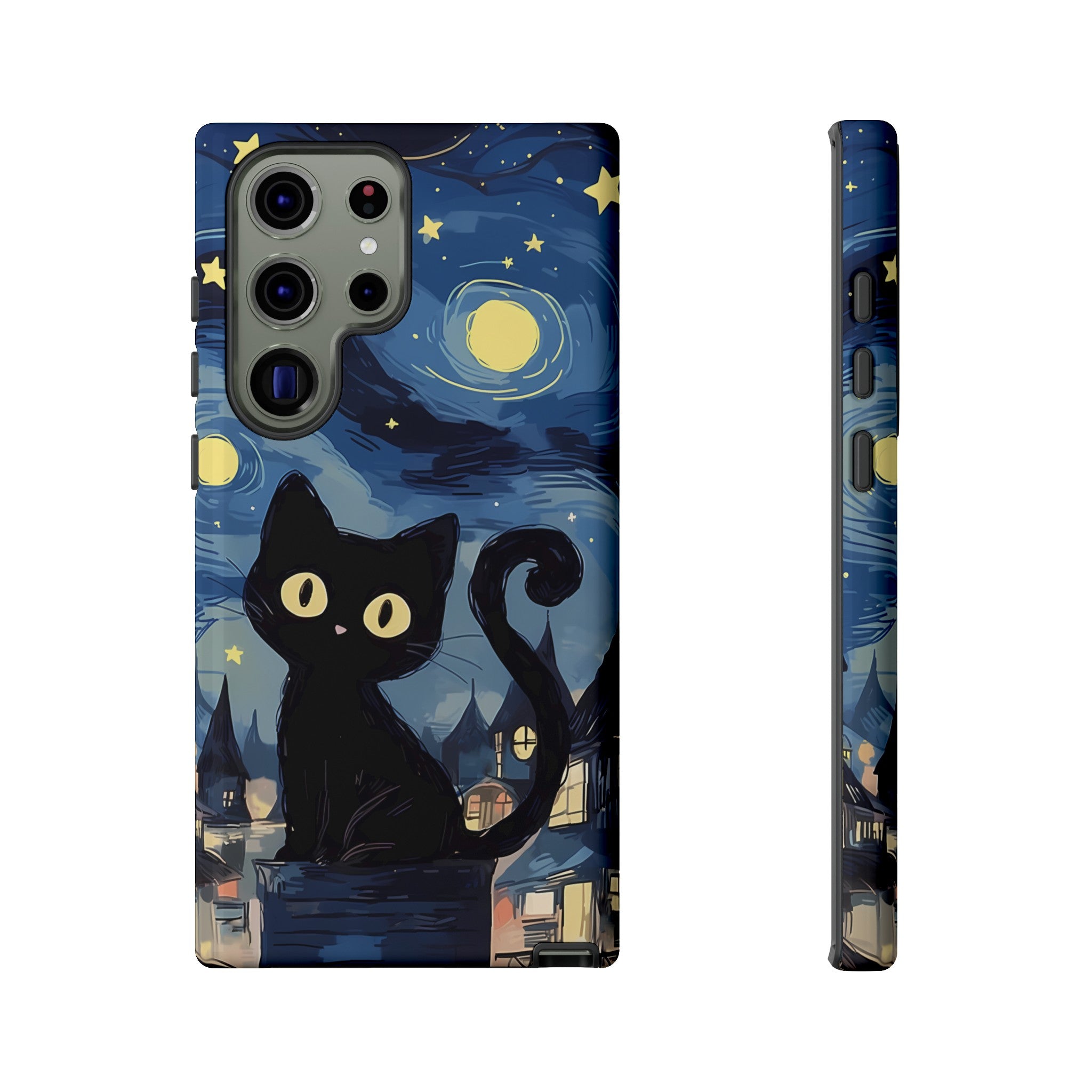 Cat Starry Night