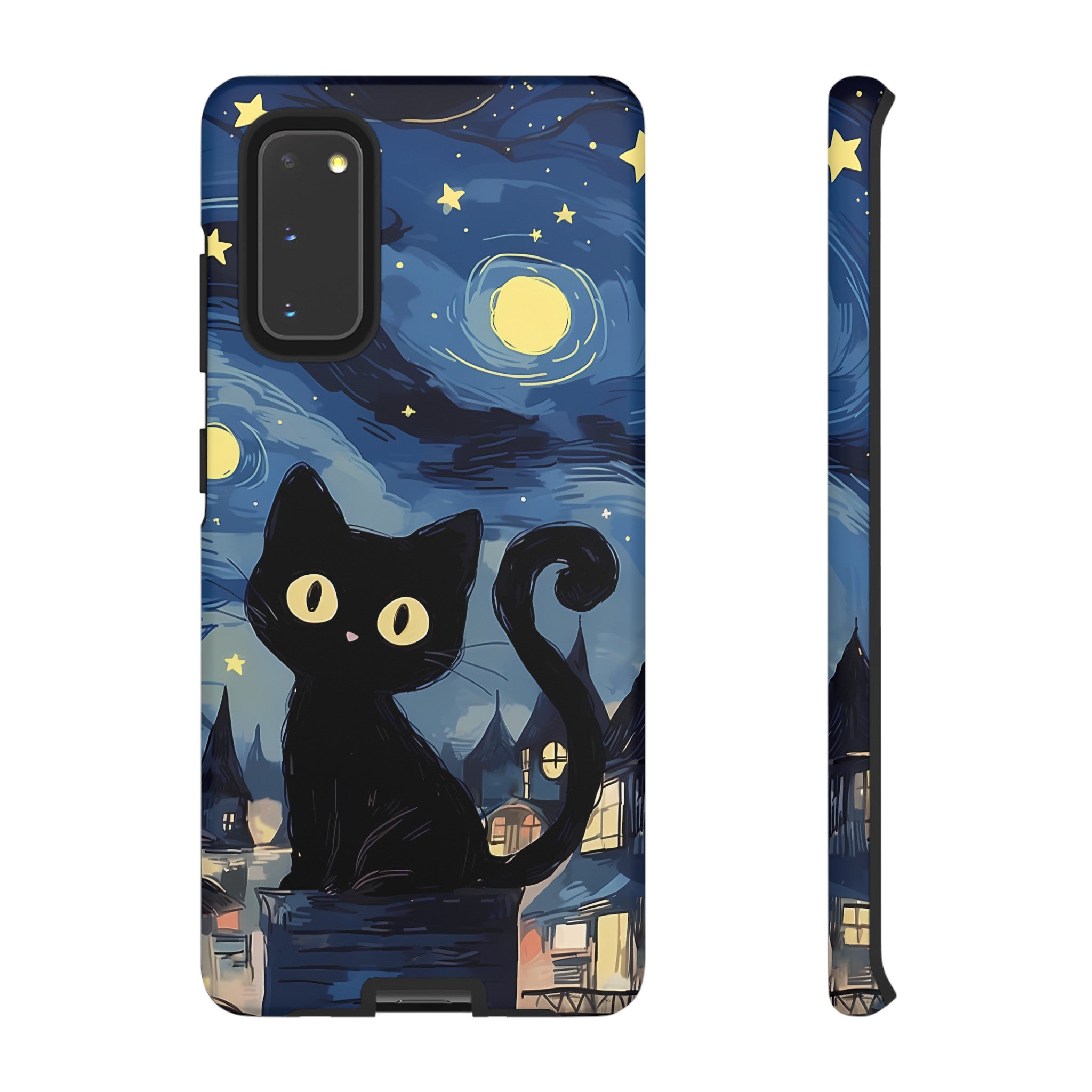 Cat Starry Night