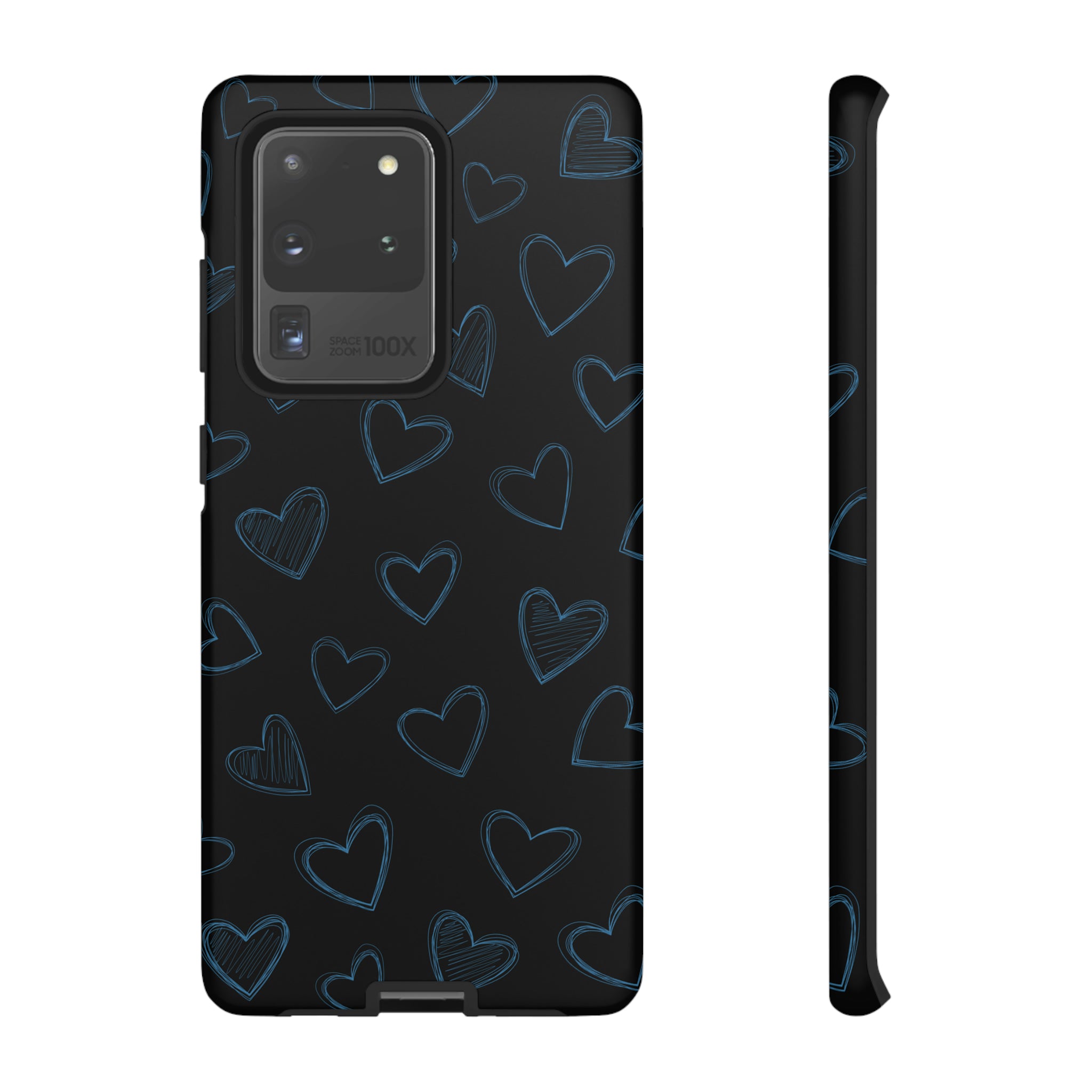 Black Hearts Phone Case