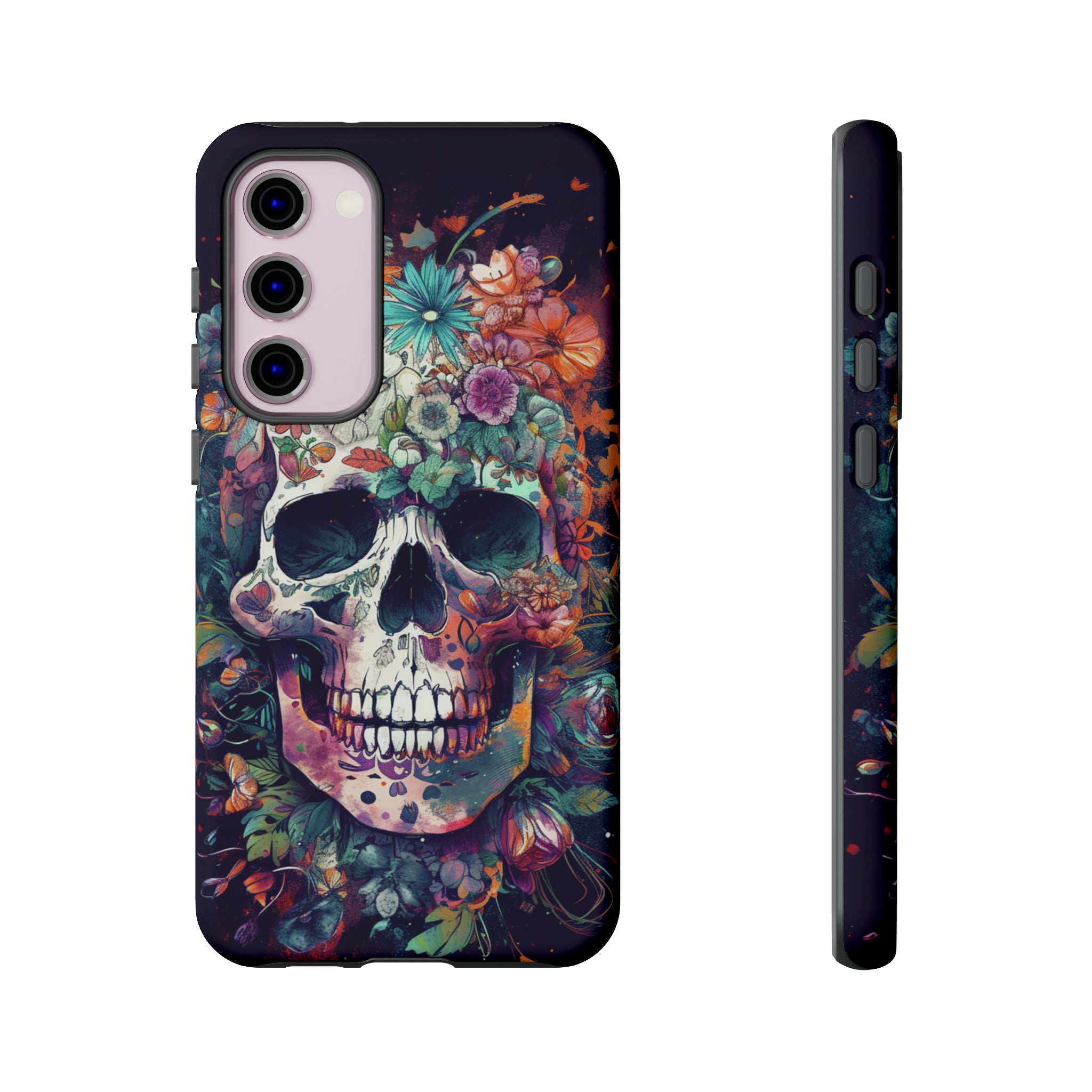 Floral Skull Phone Case