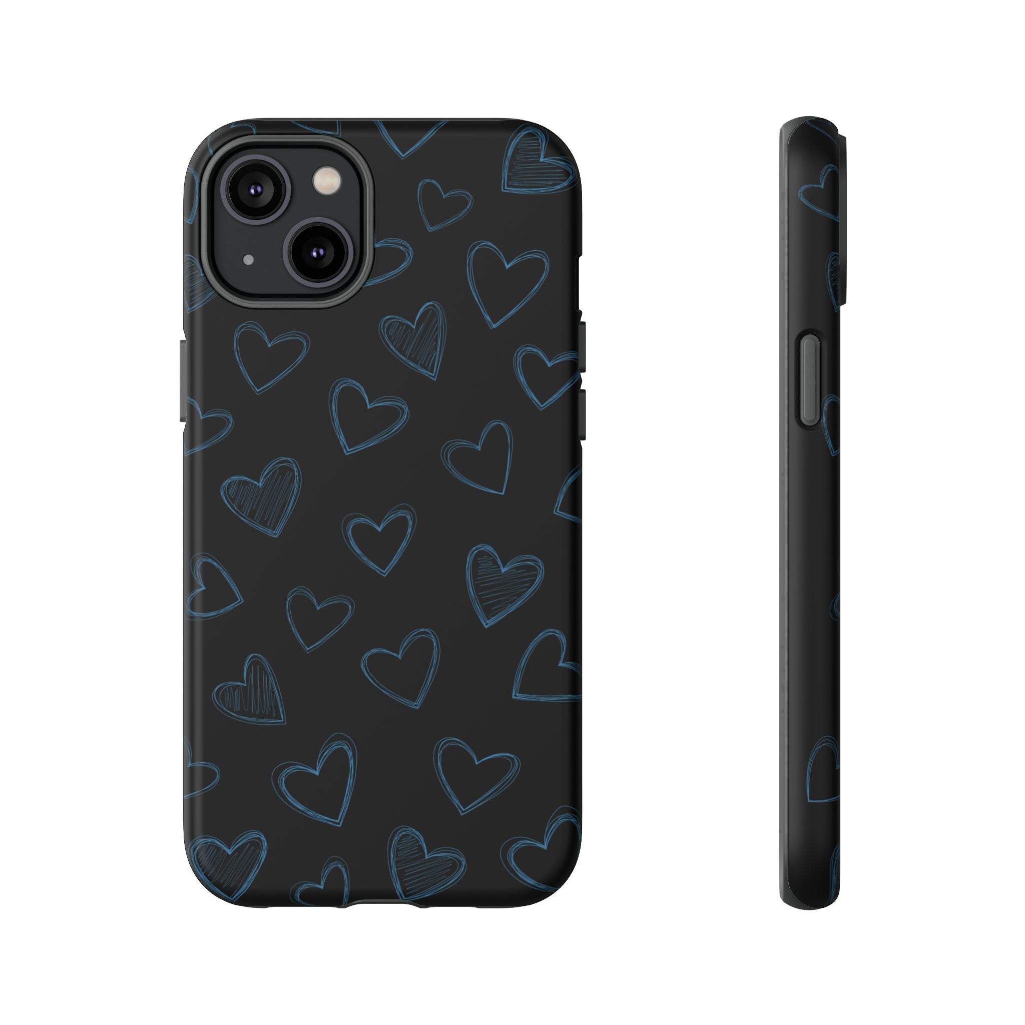 Black Hearts Phone Case