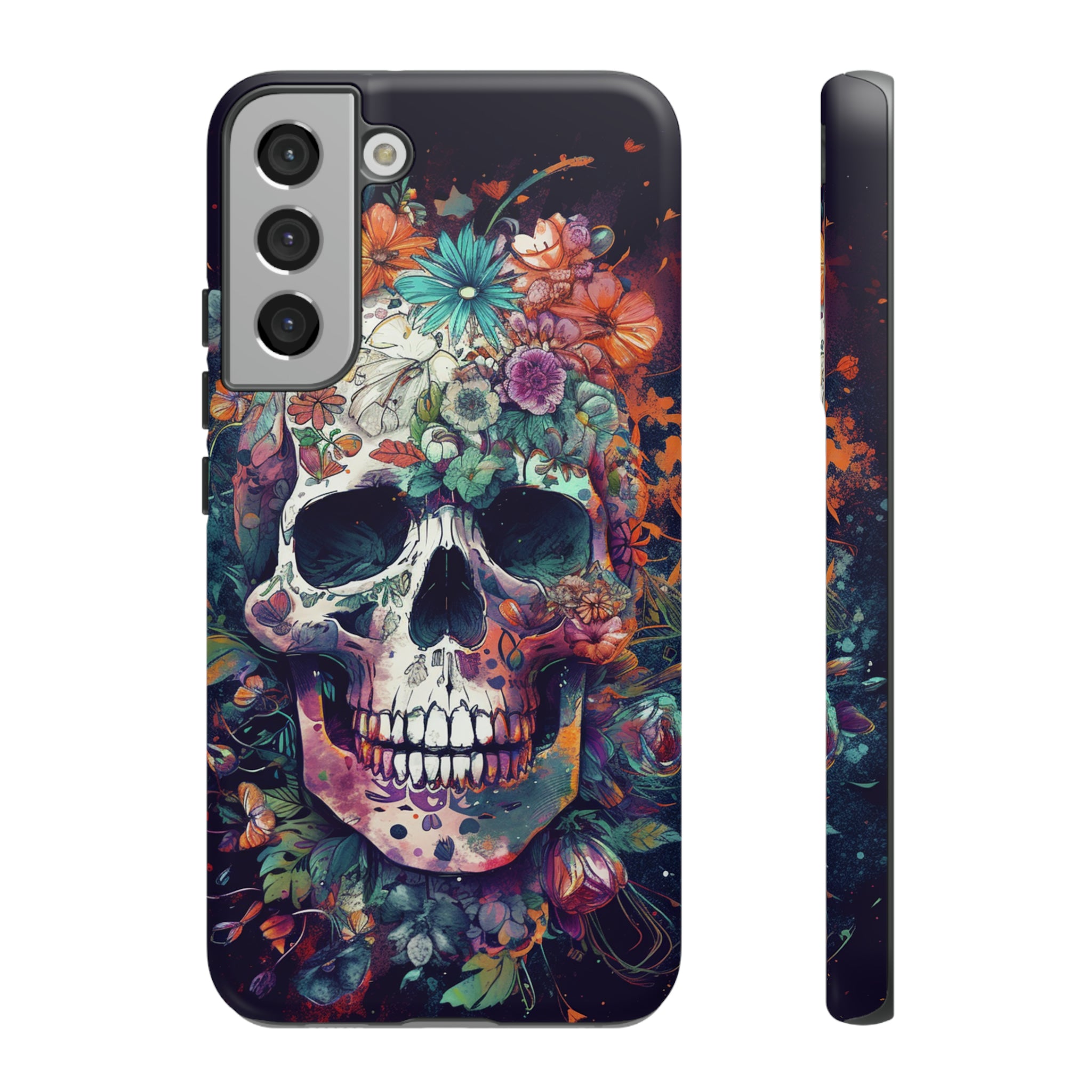 Floral Skull Phone Case