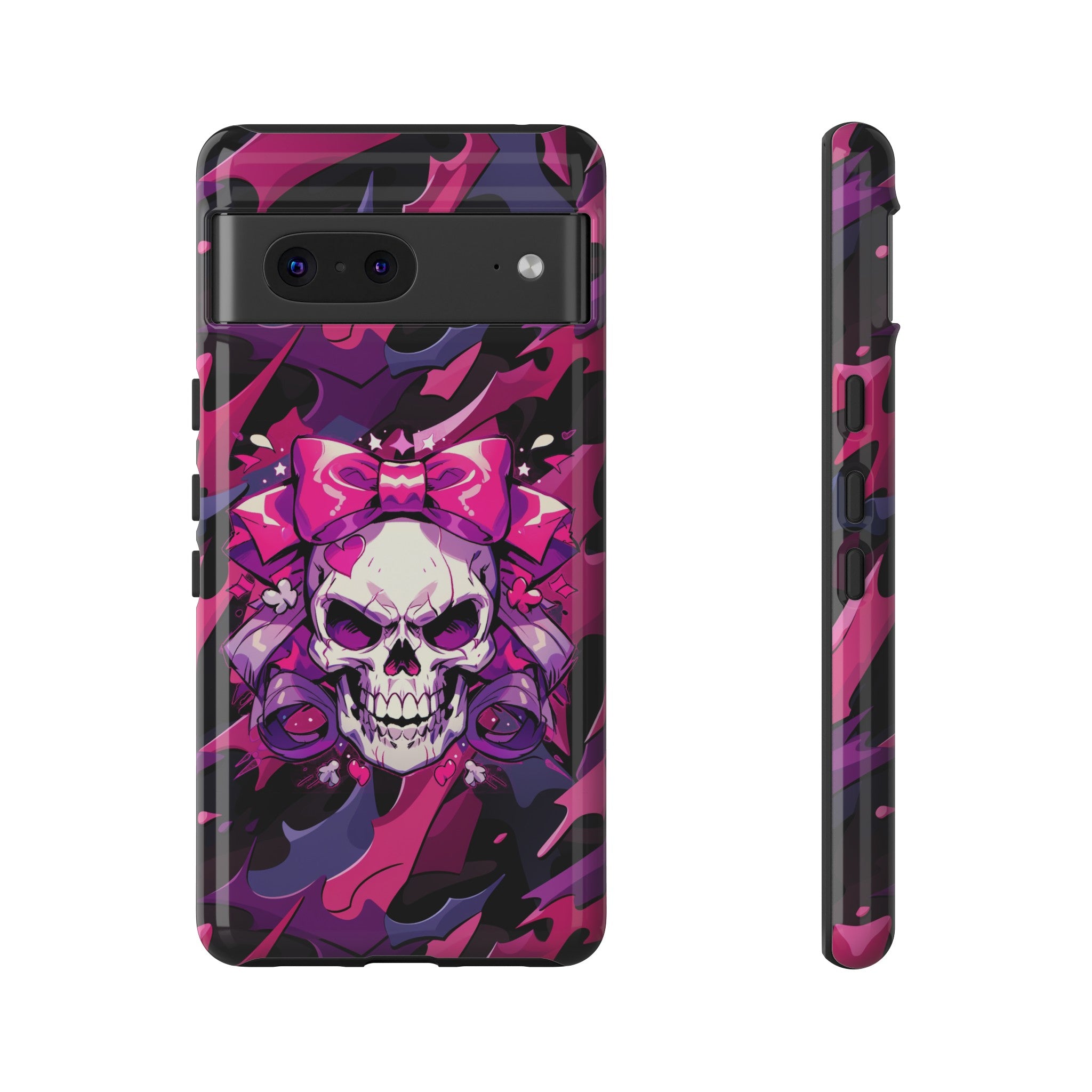 Pink Skull Phone Case